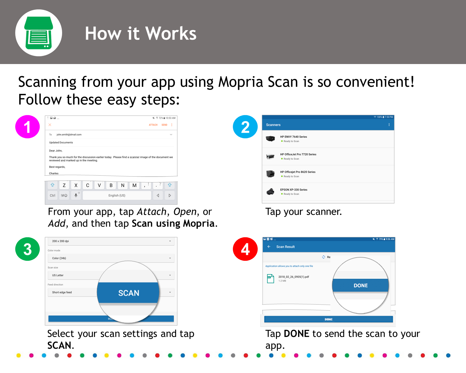 اسکرین شات 3 برنامه Mopria Scan