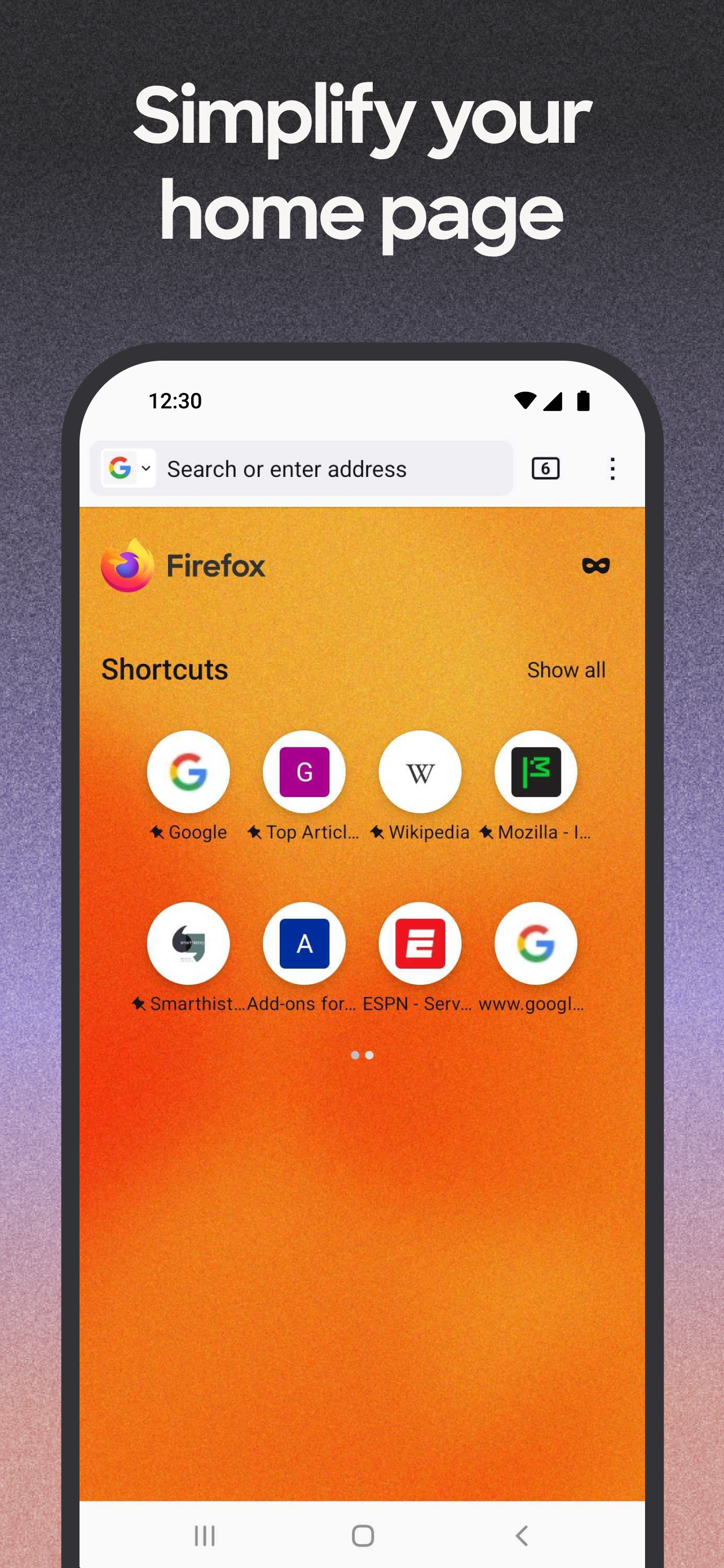 اسکرین شات 6 برنامه مرورگر فایرفاکس