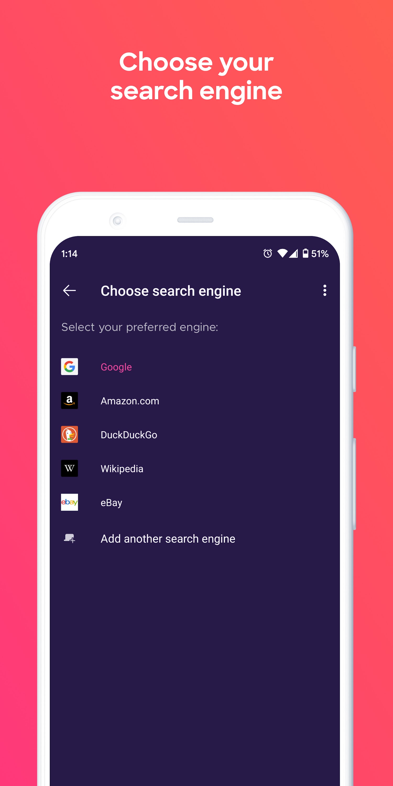 اسکرین شات 6 برنامه Firefox Focus Browser