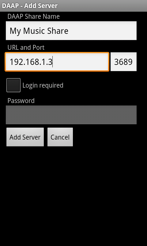 اسکرین شات 7 برنامه DAAP Media Player