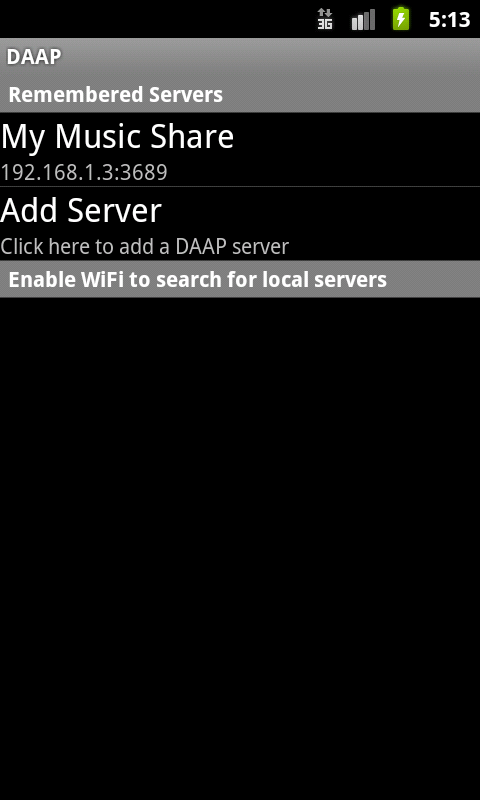 اسکرین شات 2 برنامه DAAP Media Player