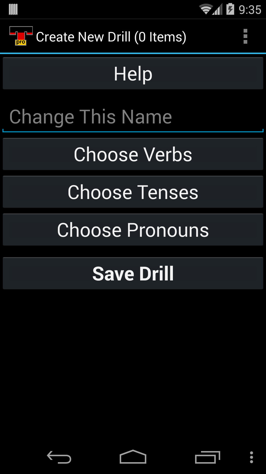 اسکرین شات 5 برنامه German Verb Trainer