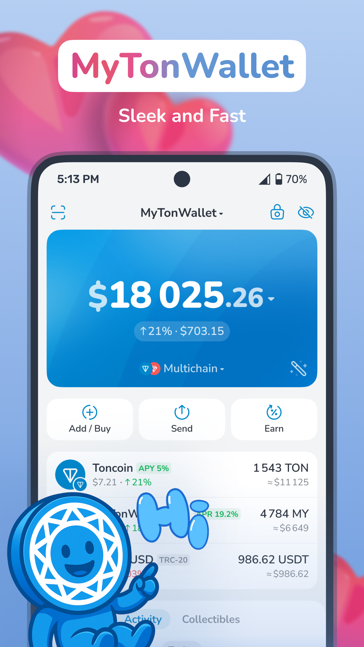 اسکرین شات 1 برنامه MyTonWallet • TON Wallet