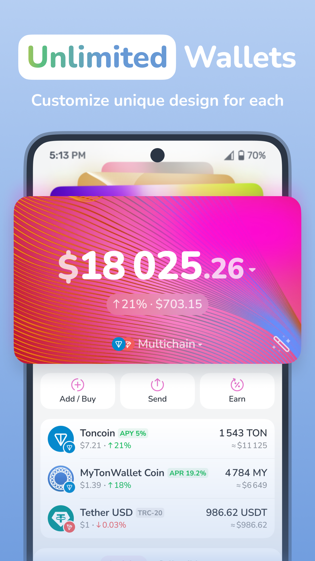 اسکرین شات 2 برنامه MyTonWallet • TON Wallet