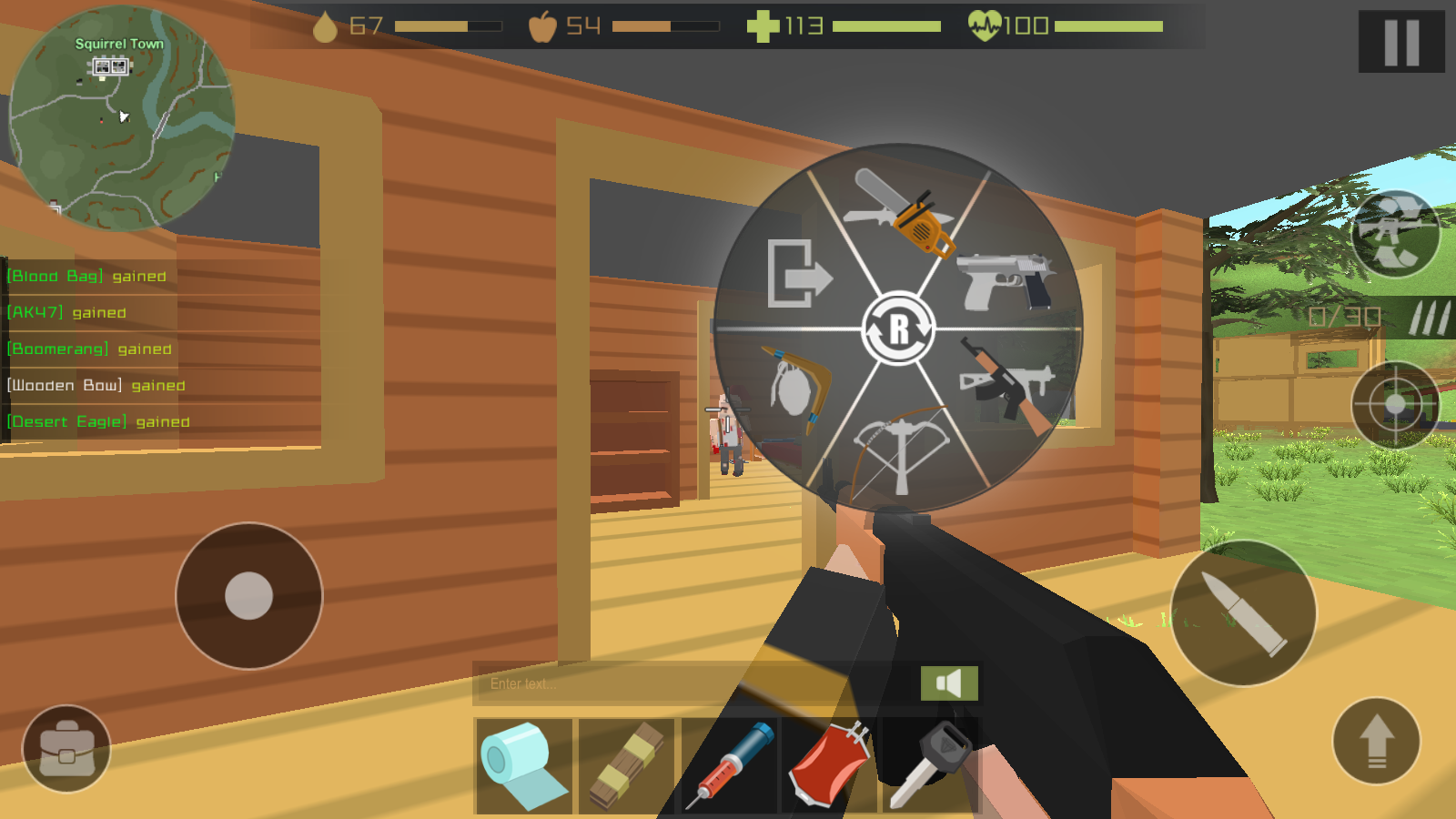 اسکرین شات 4 بازی Zombie Hunter: Pixel Survival