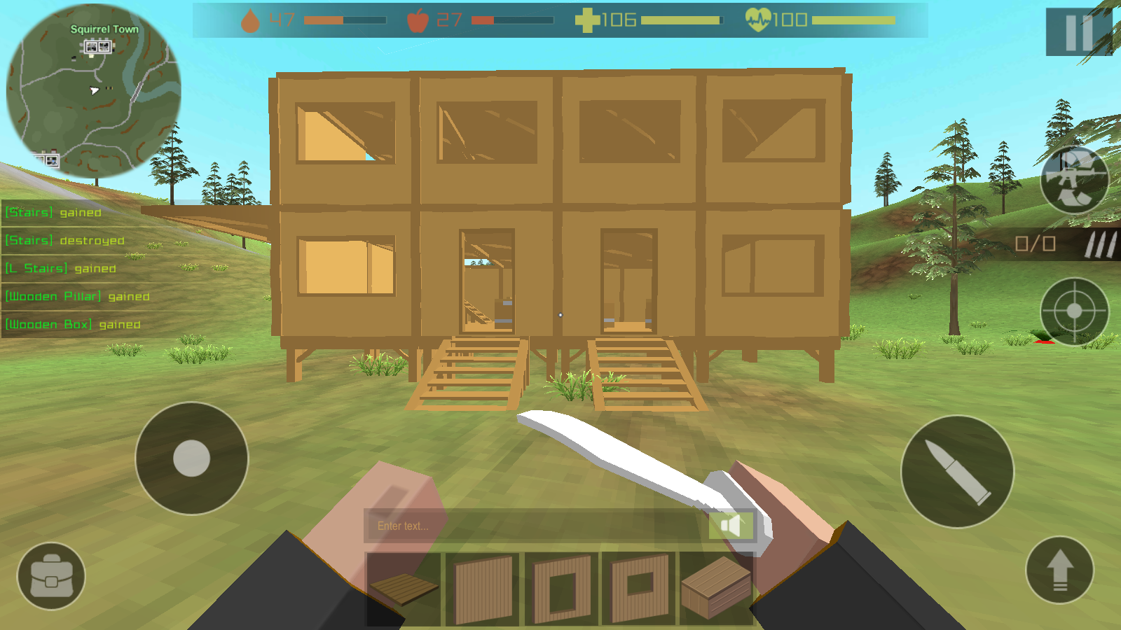 اسکرین شات 1 بازی Zombie Hunter: Pixel Survival