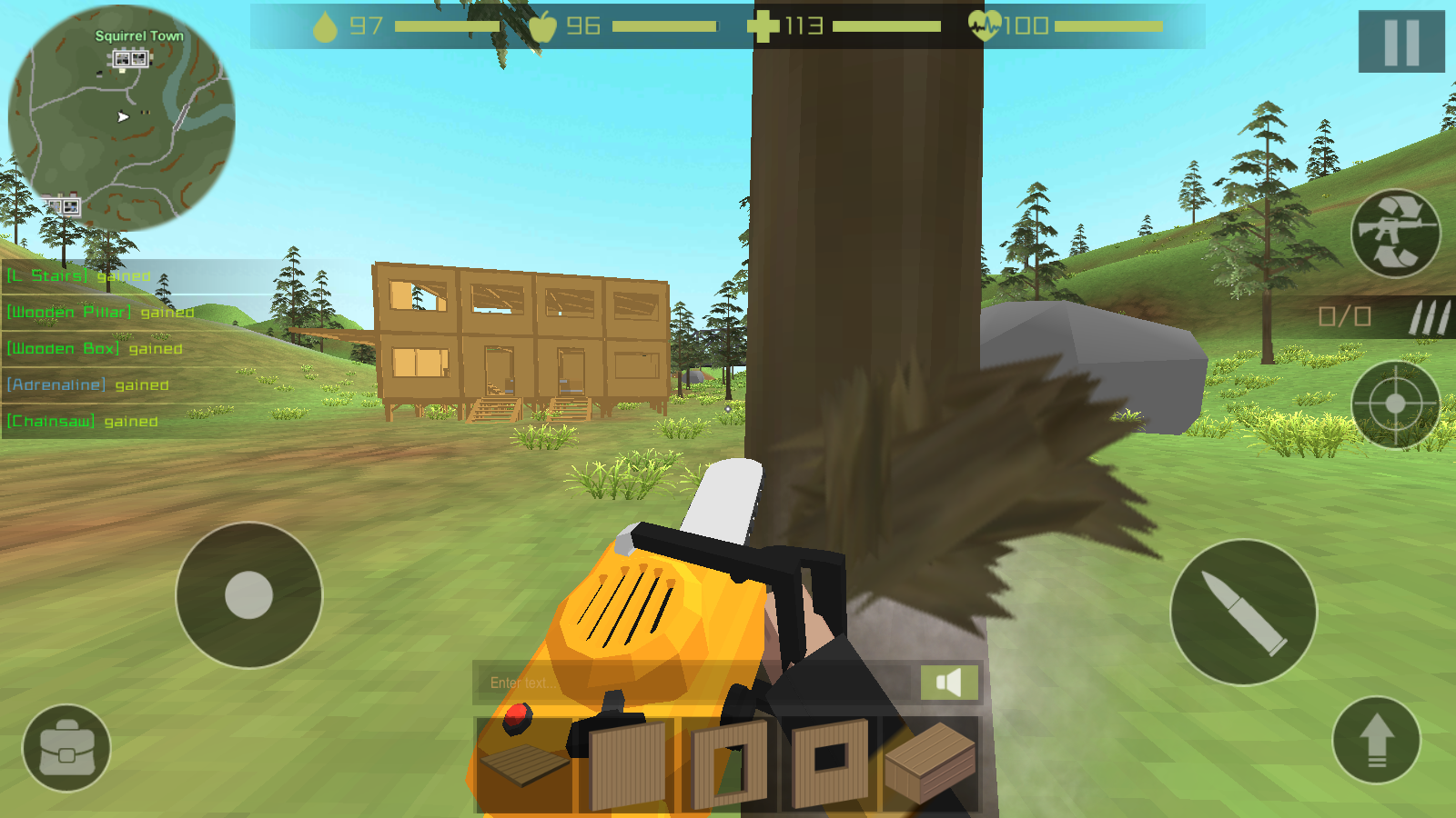 اسکرین شات 2 بازی Zombie Hunter: Pixel Survival