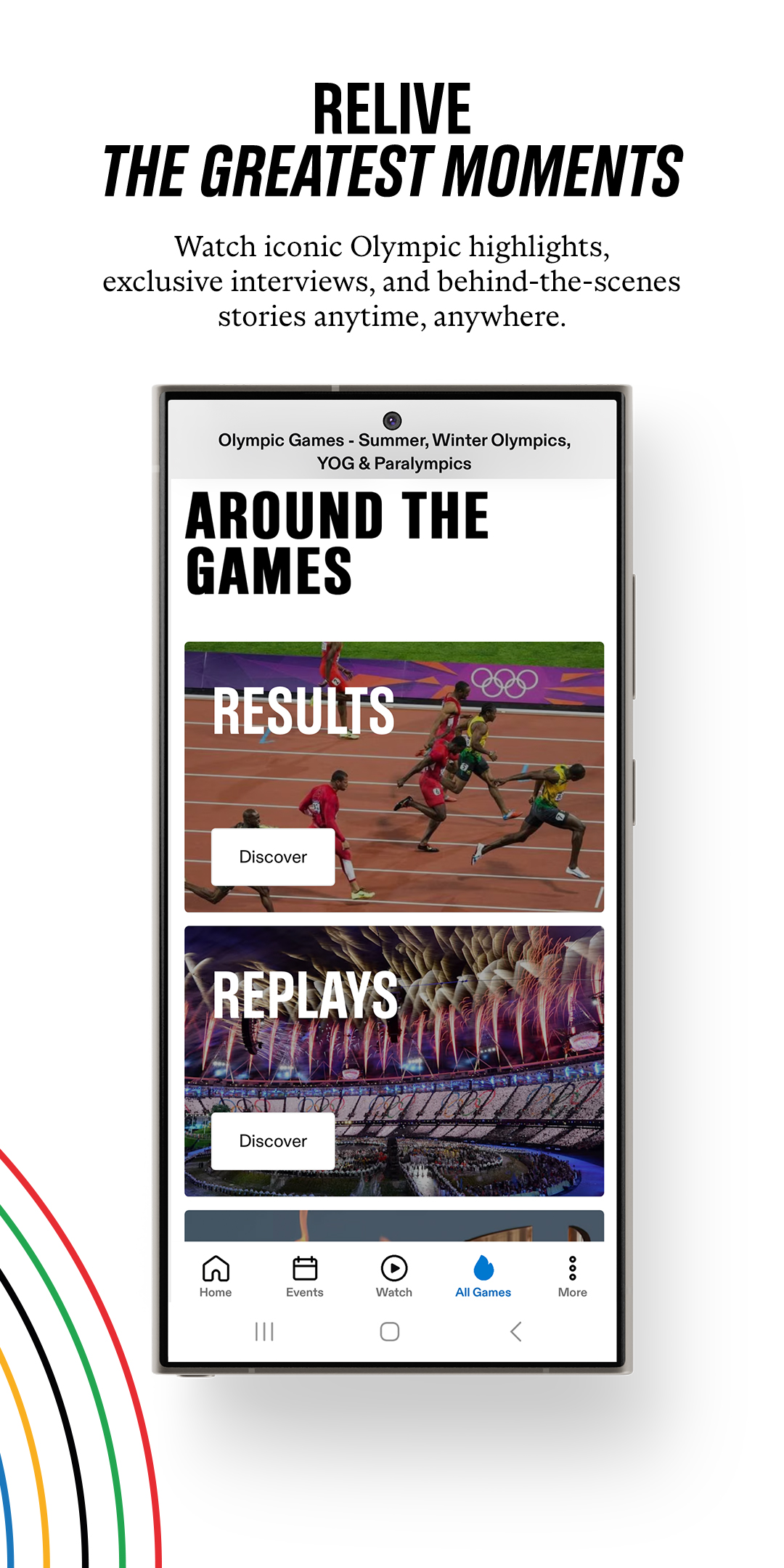 اسکرین شات 4 برنامه Olympics: Live Sports & News