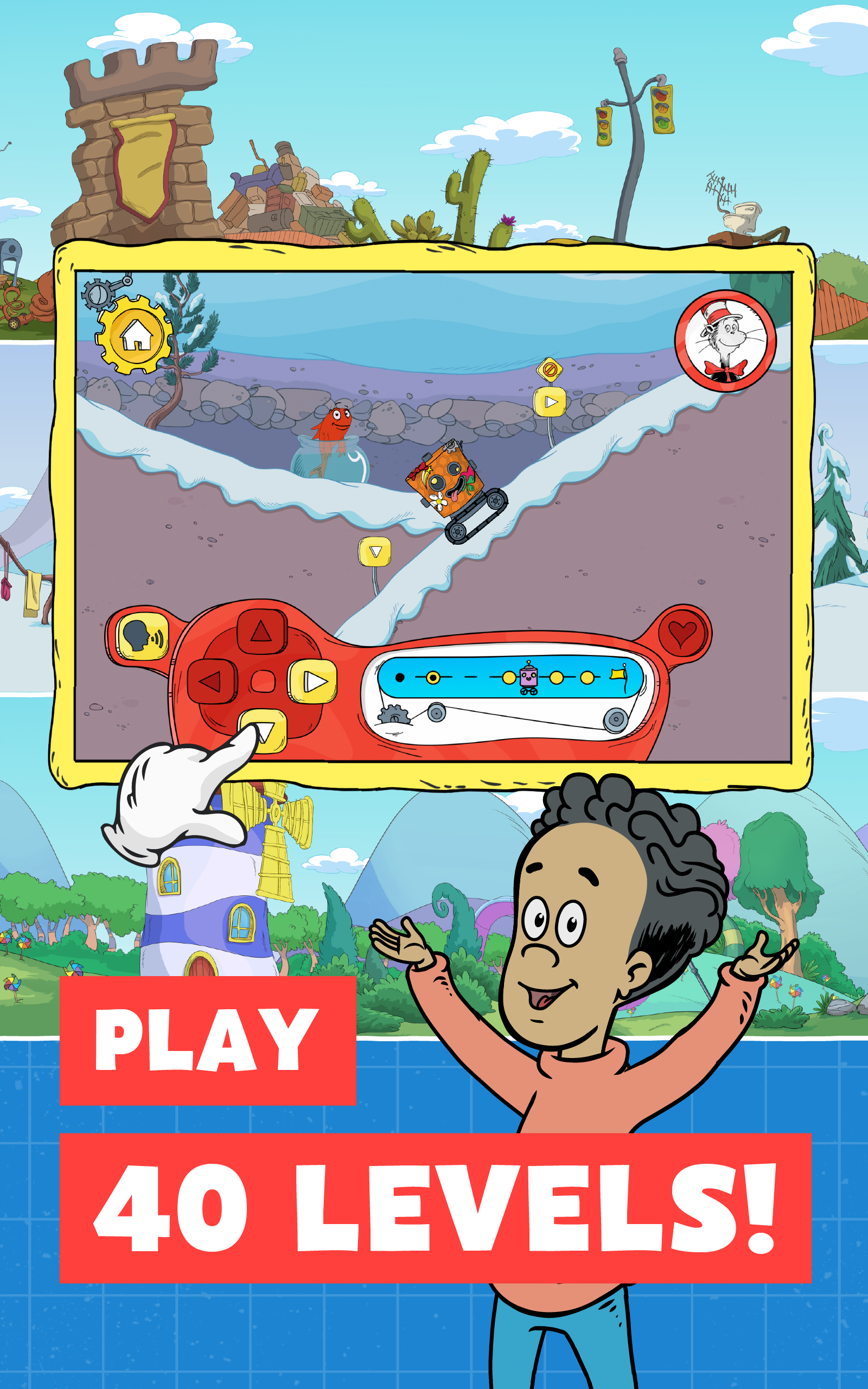 اسکرین شات 2 بازی The Cat in the Hat Invents: Pr