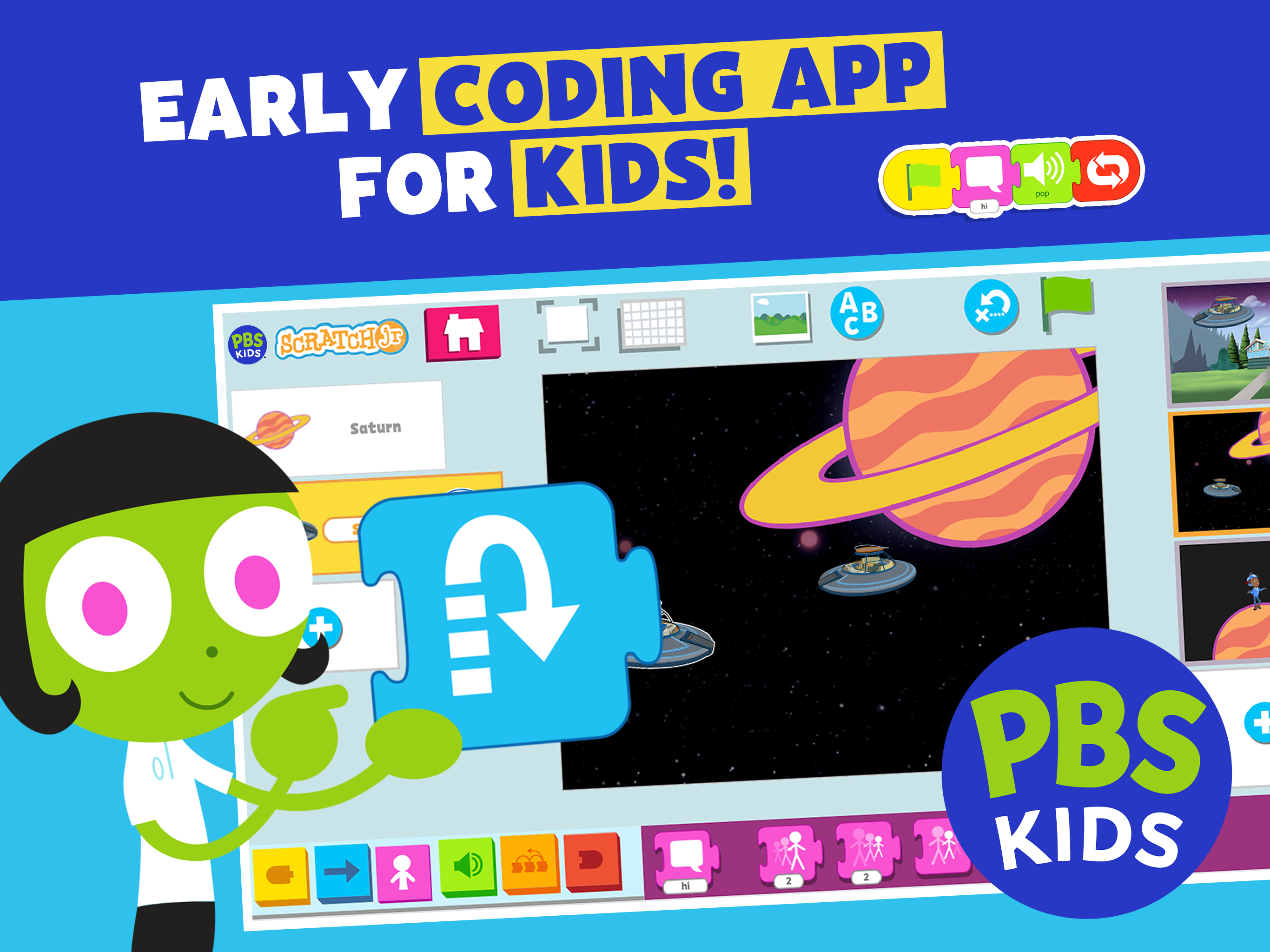 اسکرین شات 1 برنامه PBS KIDS ScratchJr