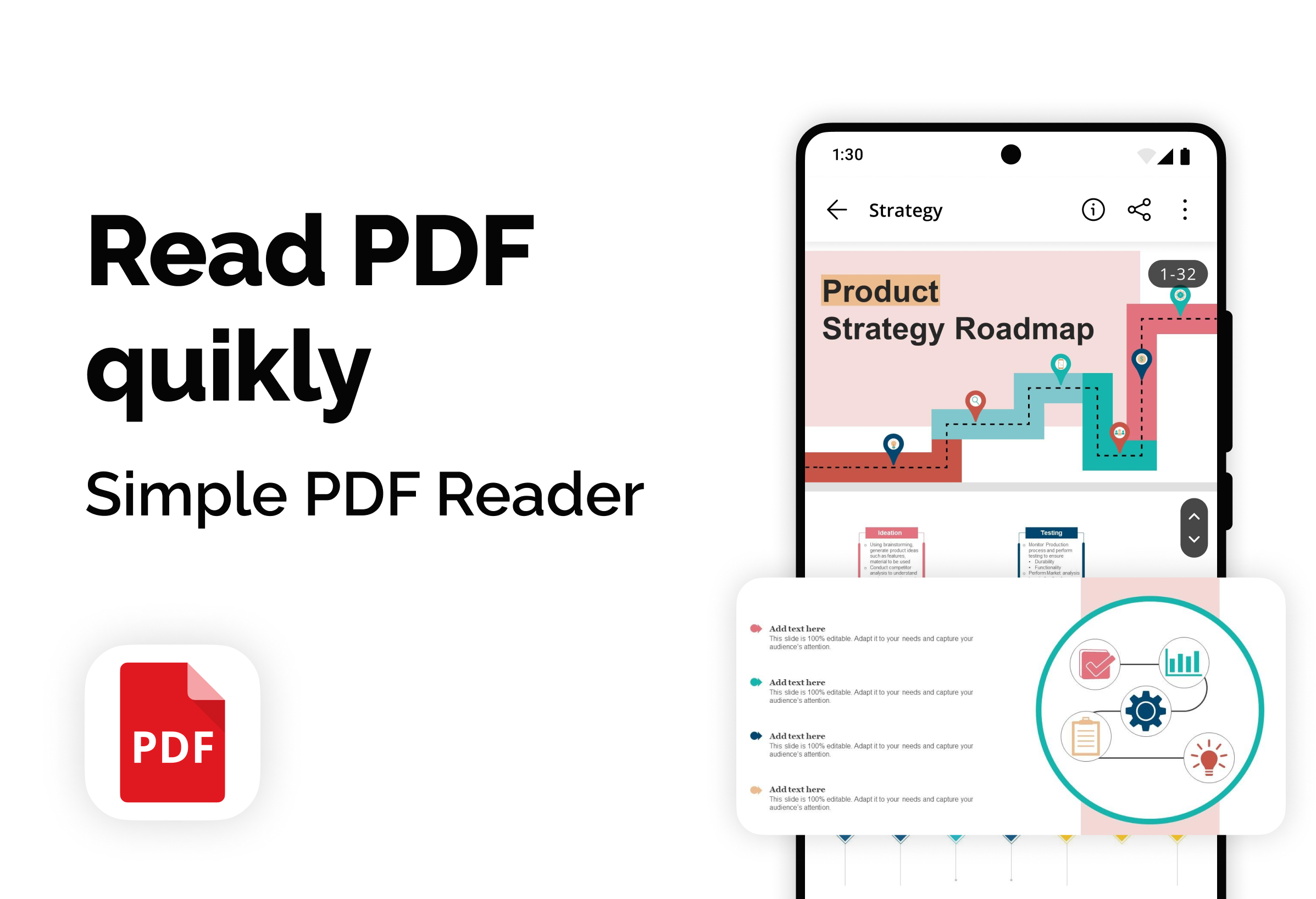 اسکرین شات 2 برنامه PDF Reader Pro - Read All PDF