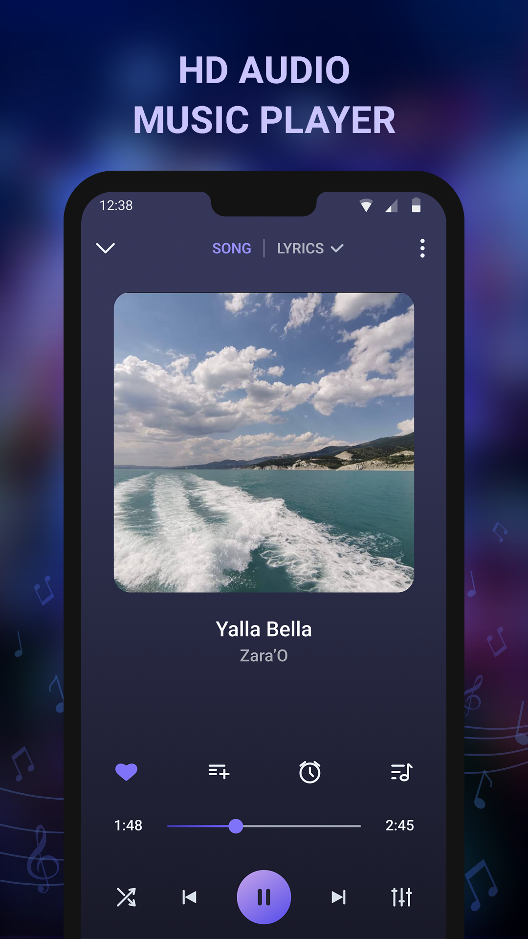 اسکرین شات 3 برنامه Music player & mp3 player