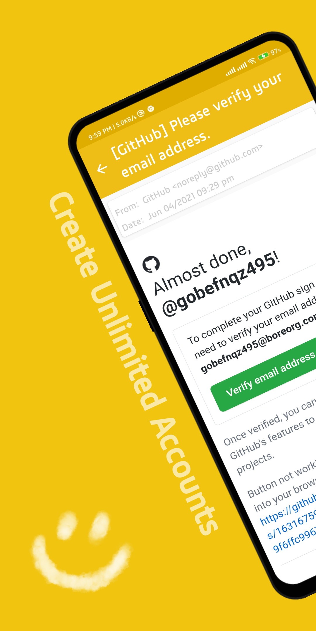 اسکرین شات 4 برنامه ProxyMail - Temp email Address