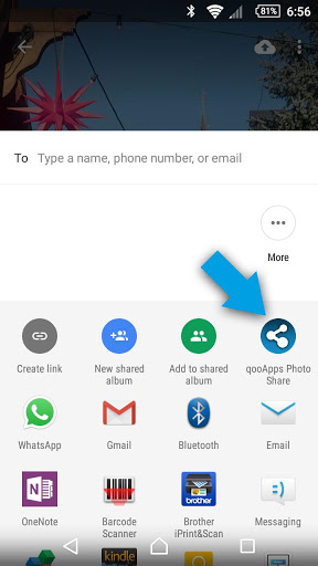 اسکرین شات 2 برنامه qooApps Photo Share