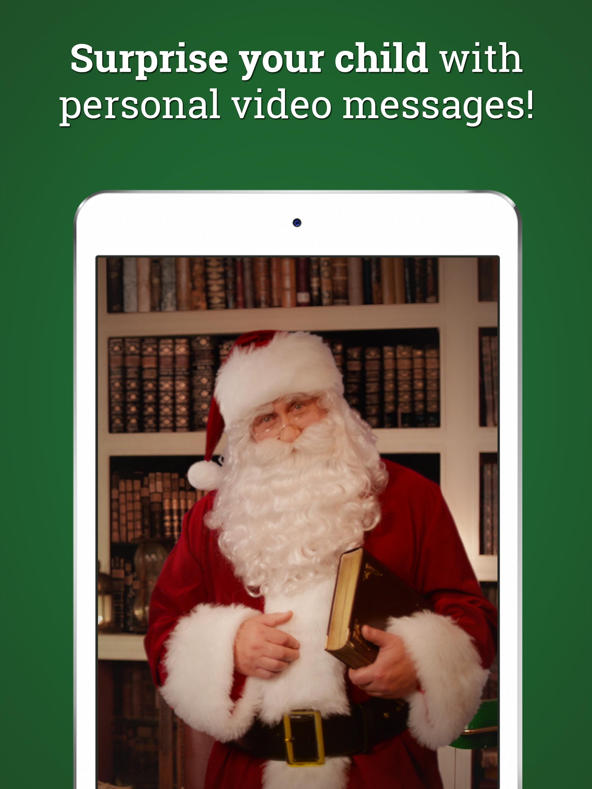 اسکرین شات 2 برنامه Call Santa Claus! create video