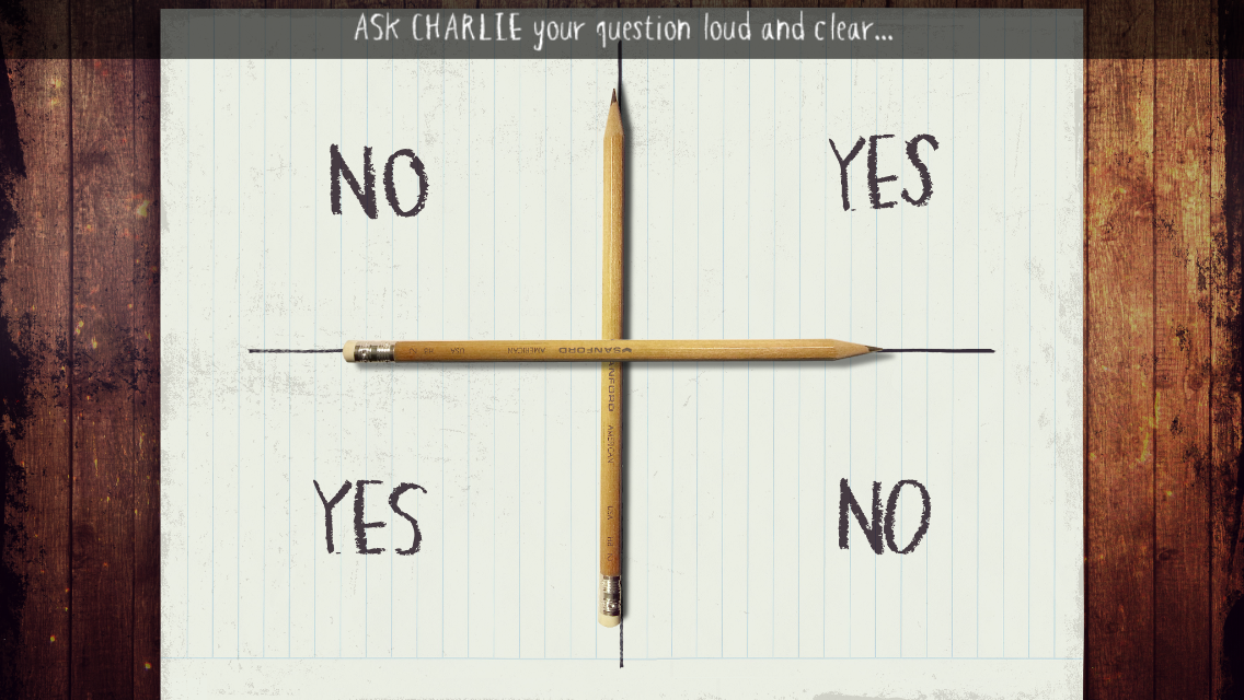 اسکرین شات 1 برنامه Charlie Charlie Challenge ++