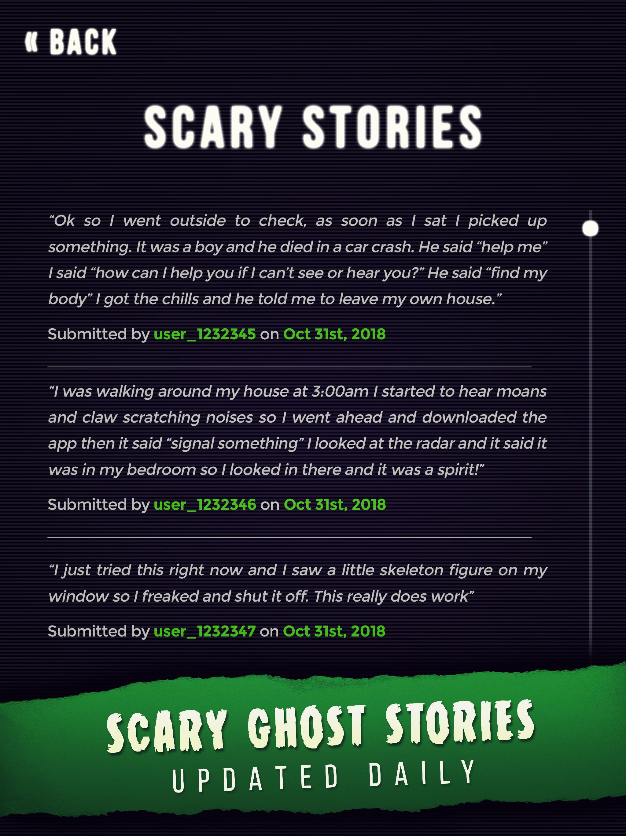 اسکرین شات 3 برنامه Ghost Detector Radar Simulator