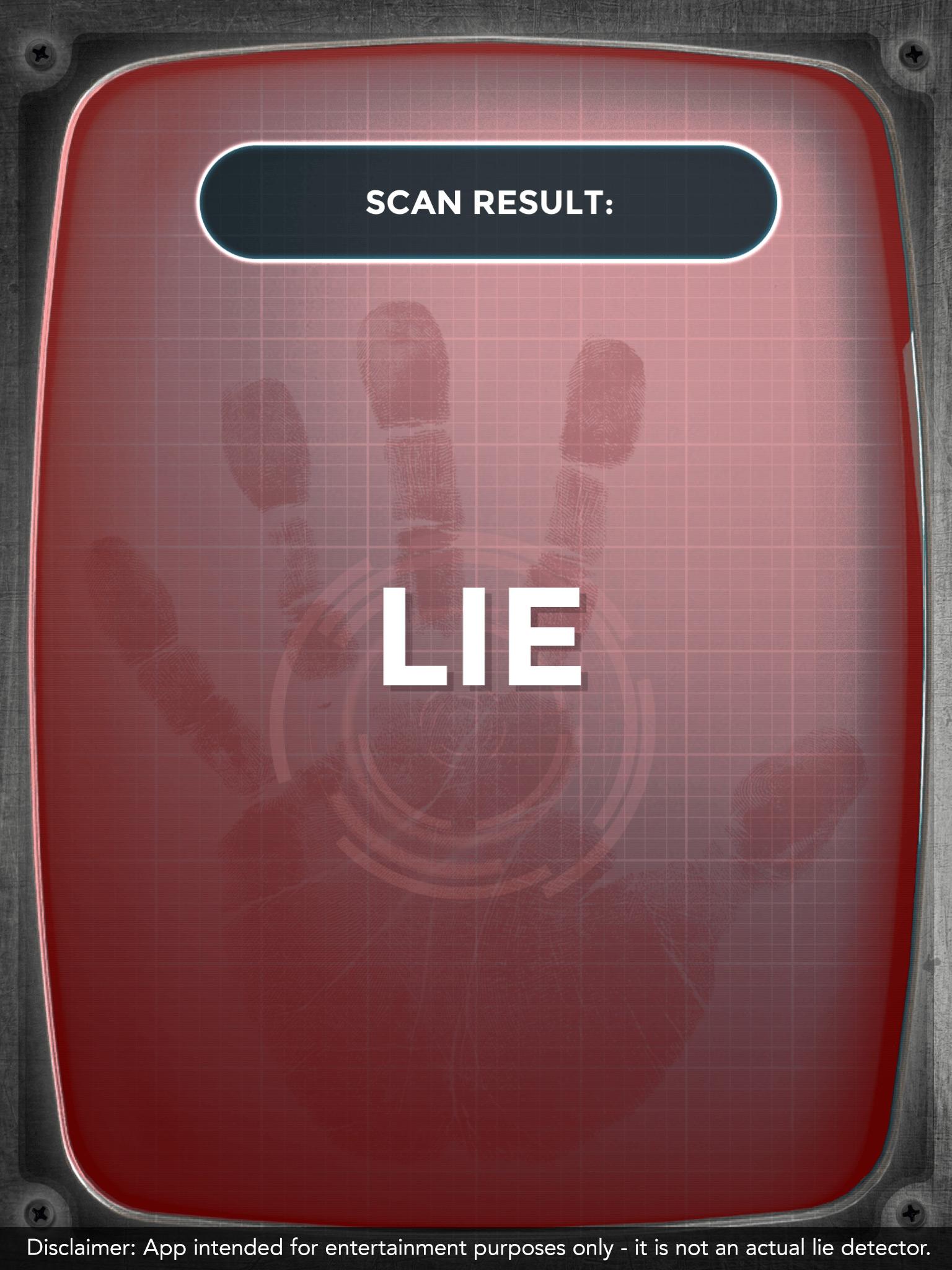 اسکرین شات 2 برنامه Truth and Lie Detector Prank