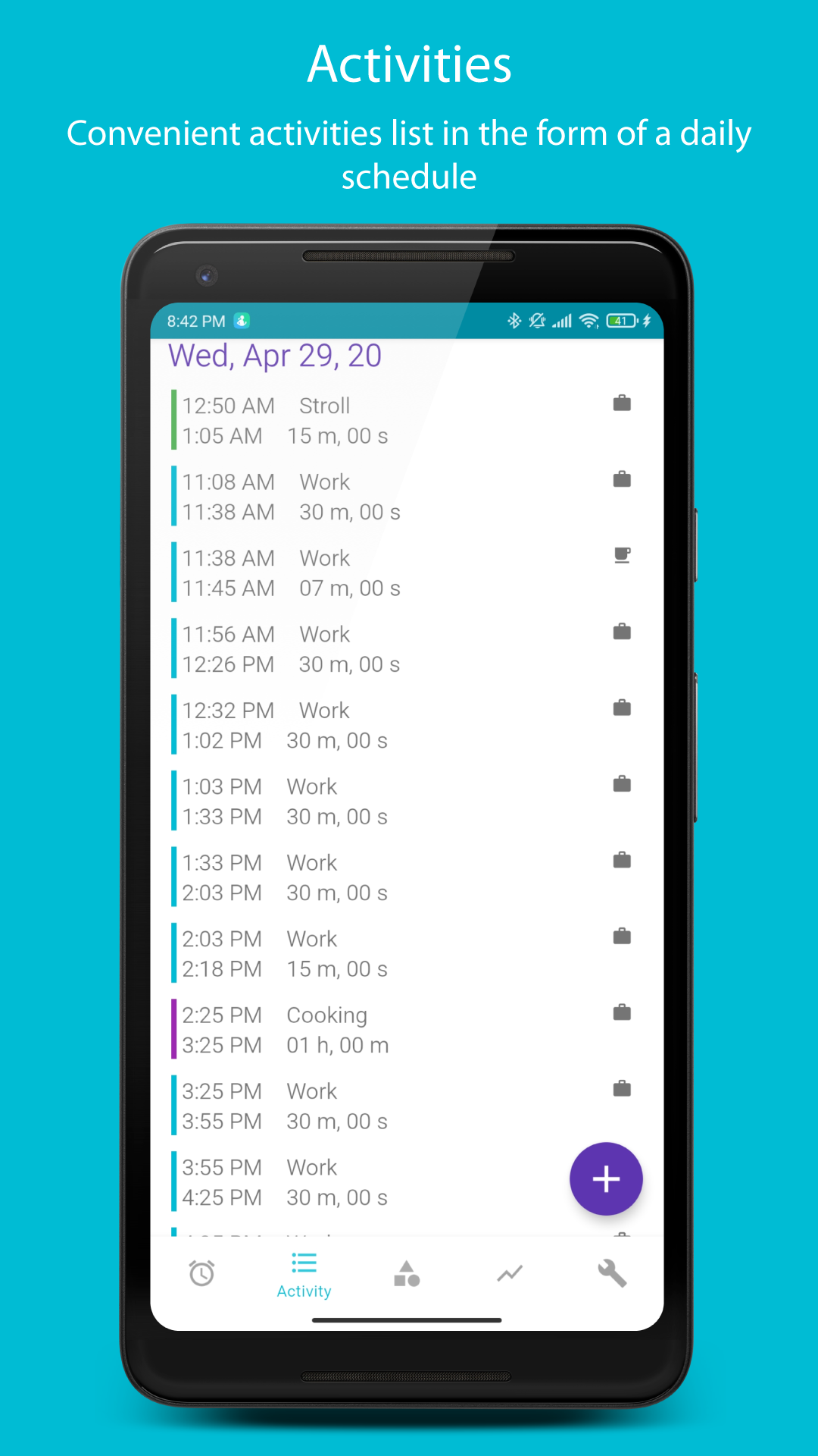 اسکرین شات 2 برنامه Work Rest:Focus Pomodoro Timer