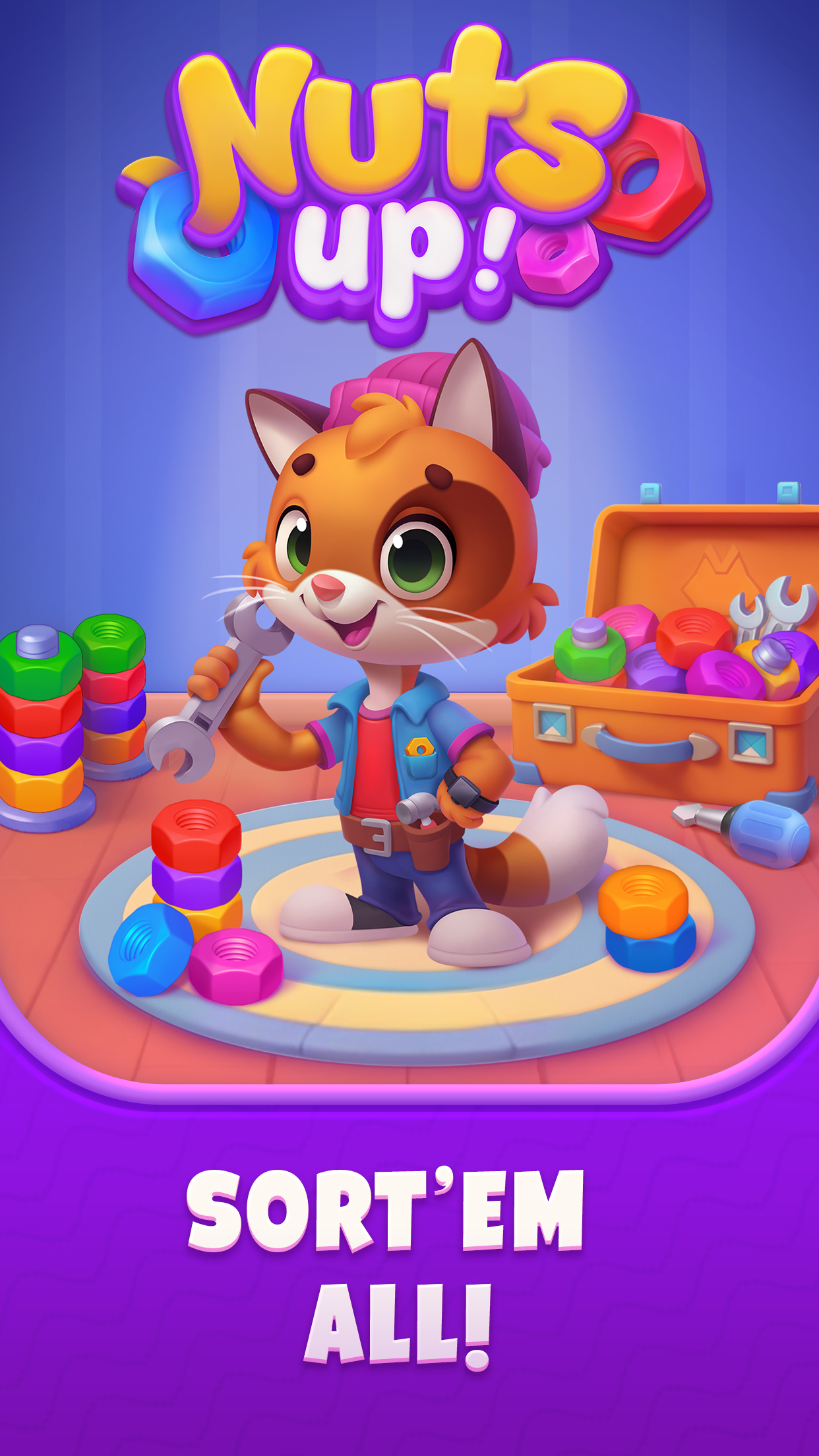 اسکرین شات 8 بازی Nuts UP! Bolts Sort Puzzle