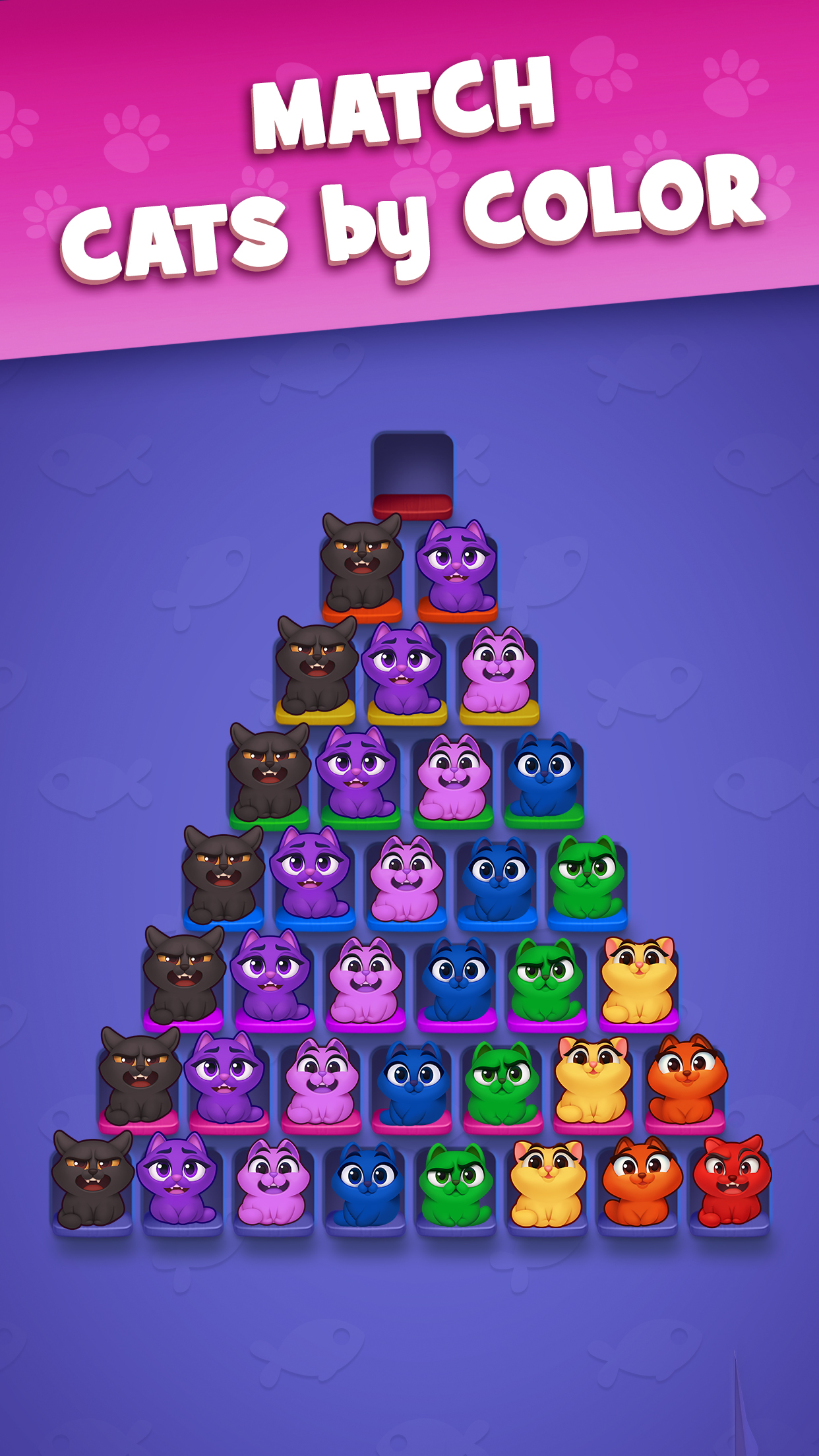 اسکرین شات 1 بازی Kitty Sort: Twisted Tails