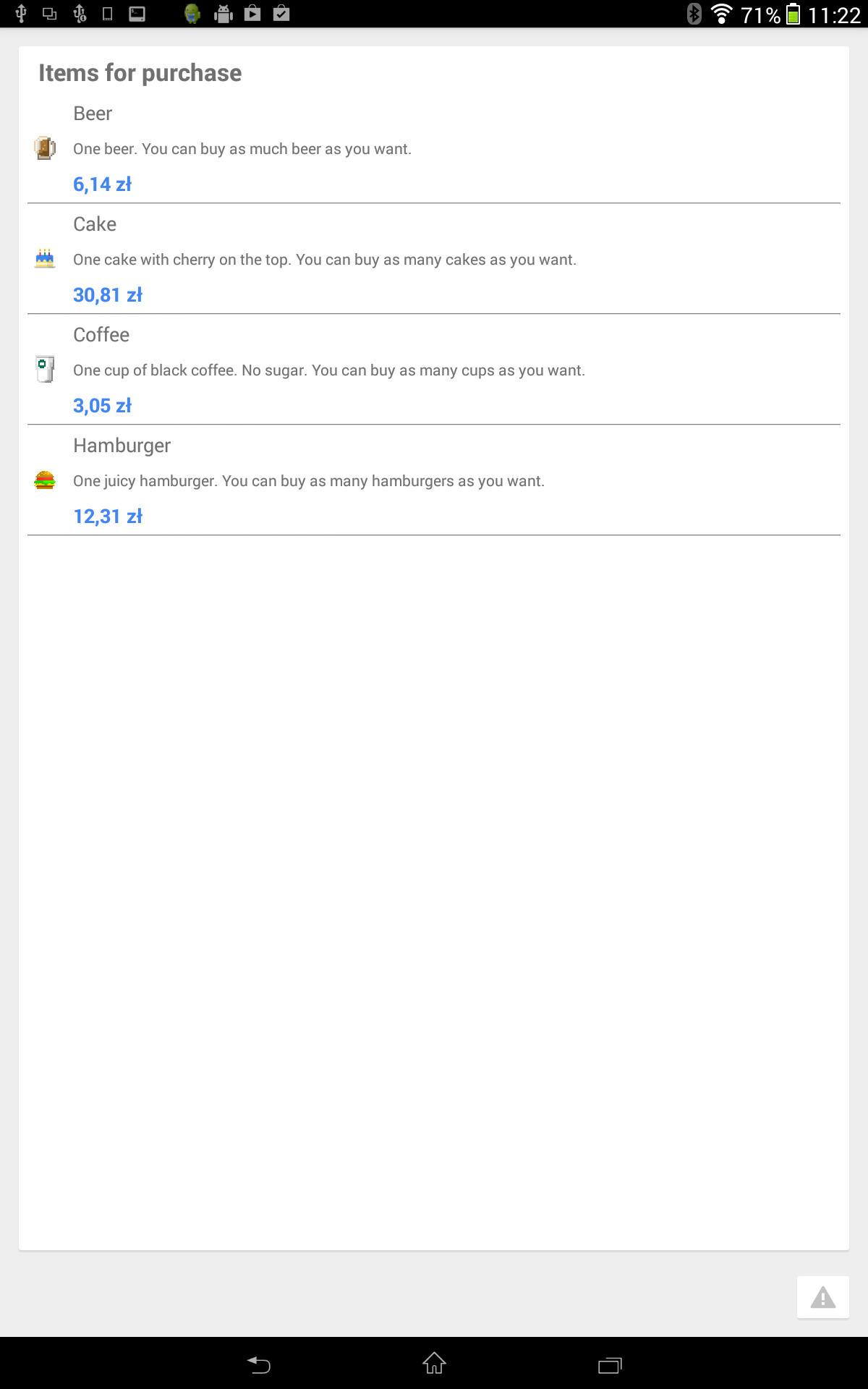 اسکرین شات 4 برنامه Checkout (In-App Billing v.3)