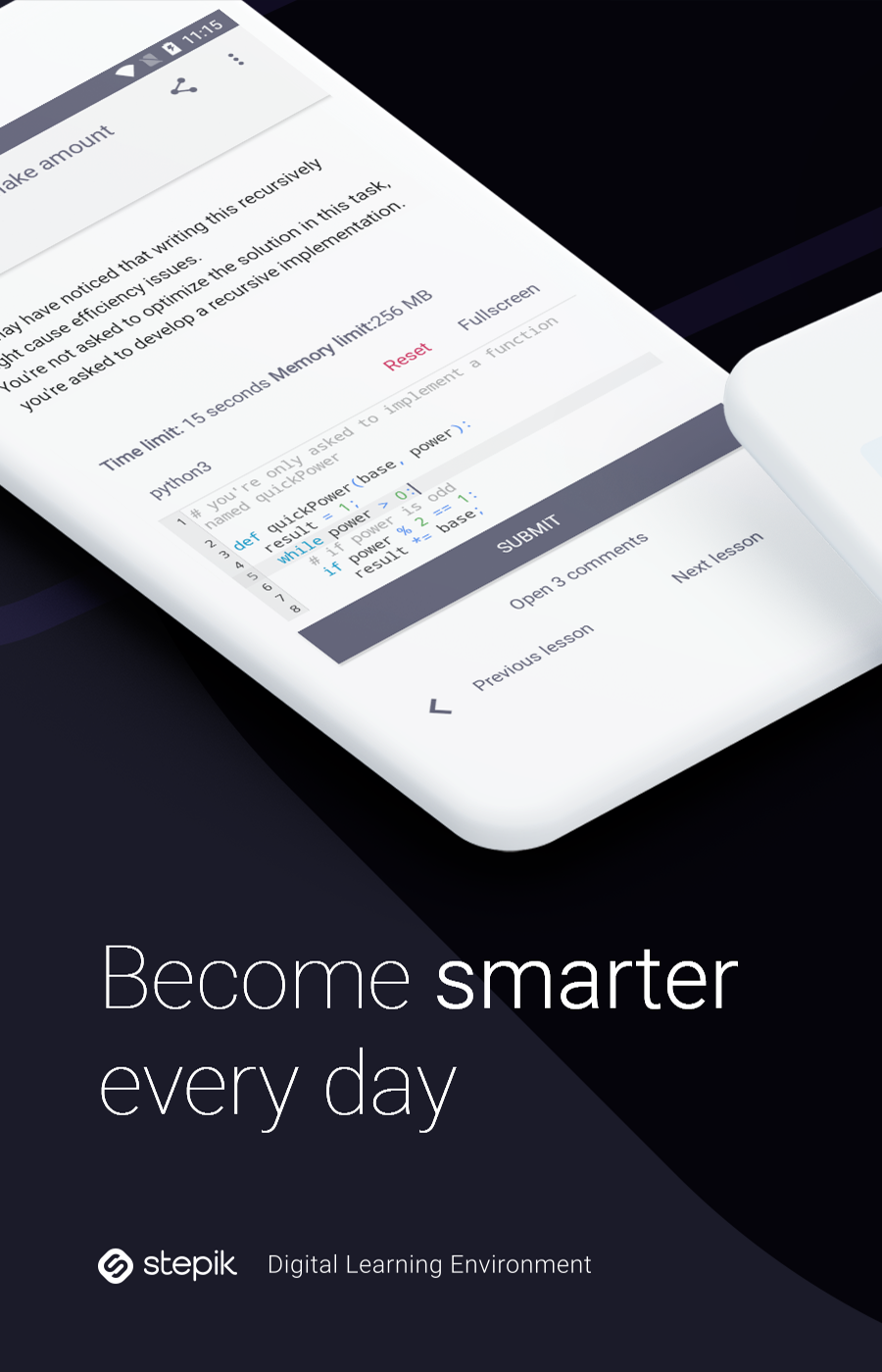 اسکرین شات 1 برنامه Stepik: online courses