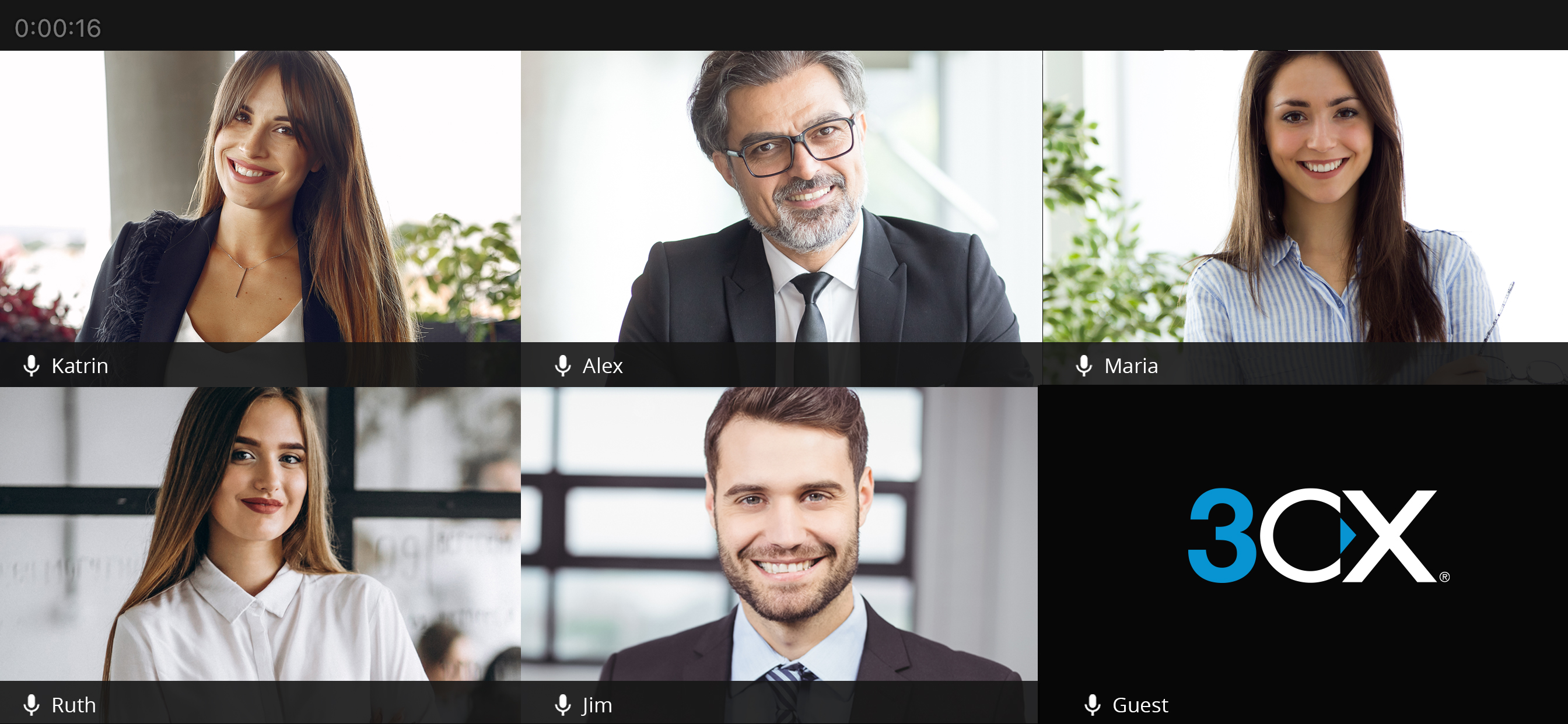 اسکرین شات 1 برنامه 3CX Video Conferenc‪e