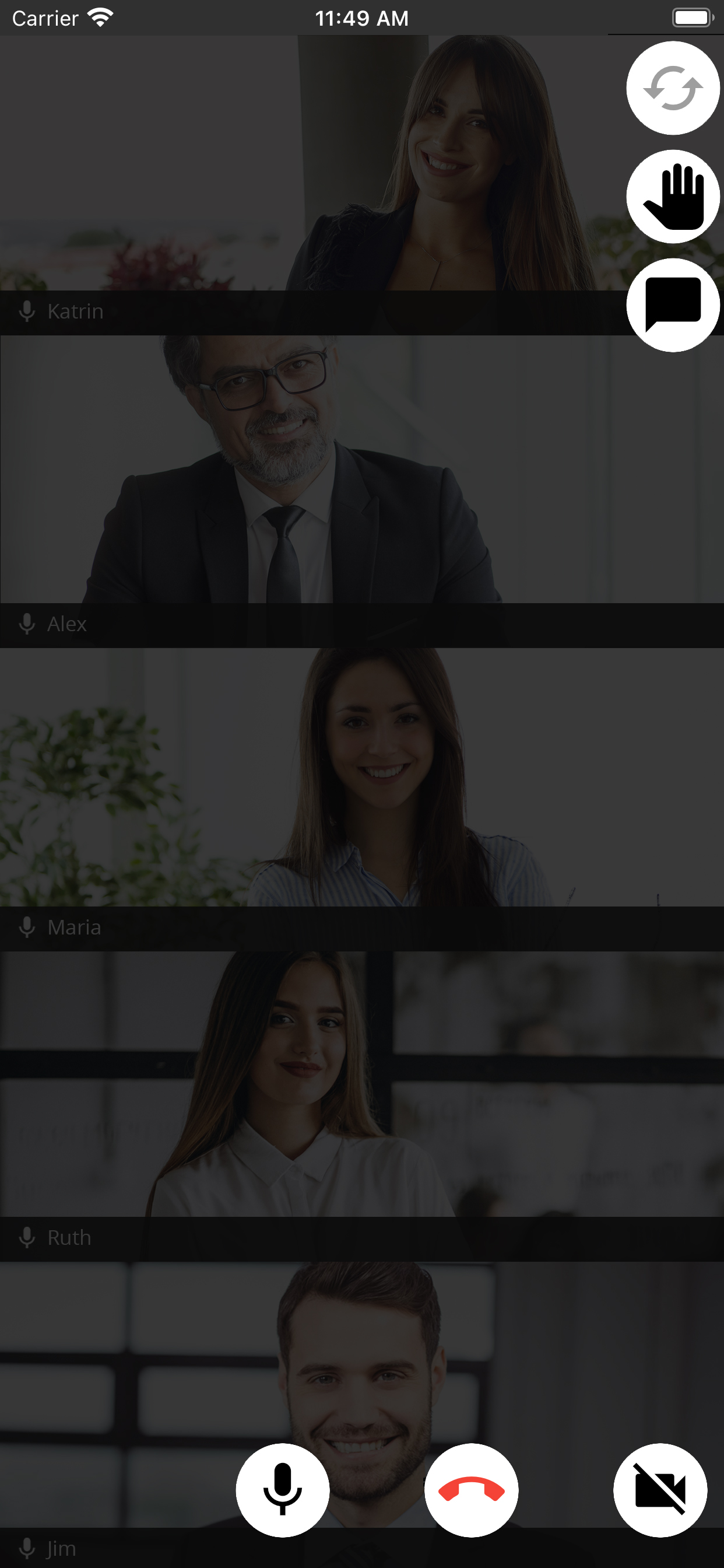 اسکرین شات 3 برنامه 3CX Video Conferenc‪e