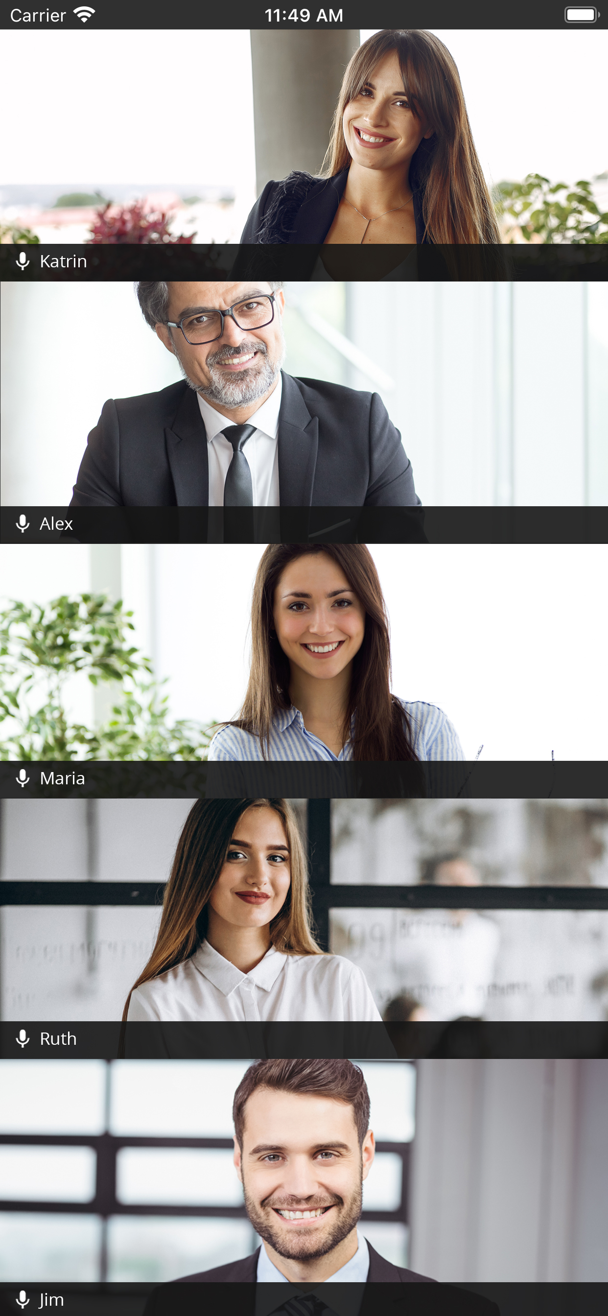 اسکرین شات 2 برنامه 3CX Video Conferenc‪e