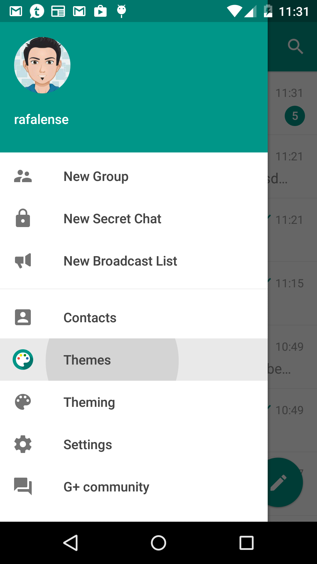 اسکرین شات 6 برنامه Plus Messenger