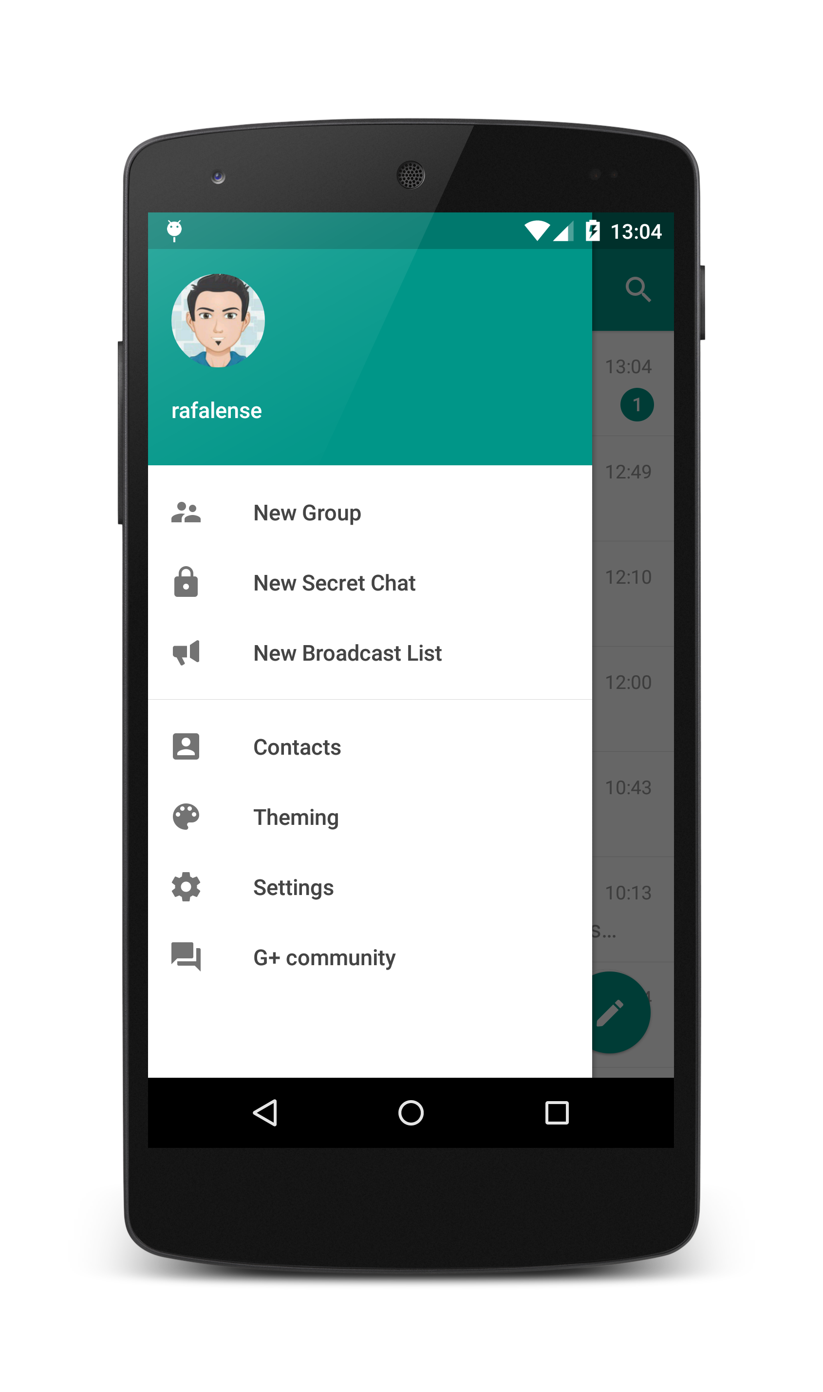 اسکرین شات 3 برنامه Plus Messenger
