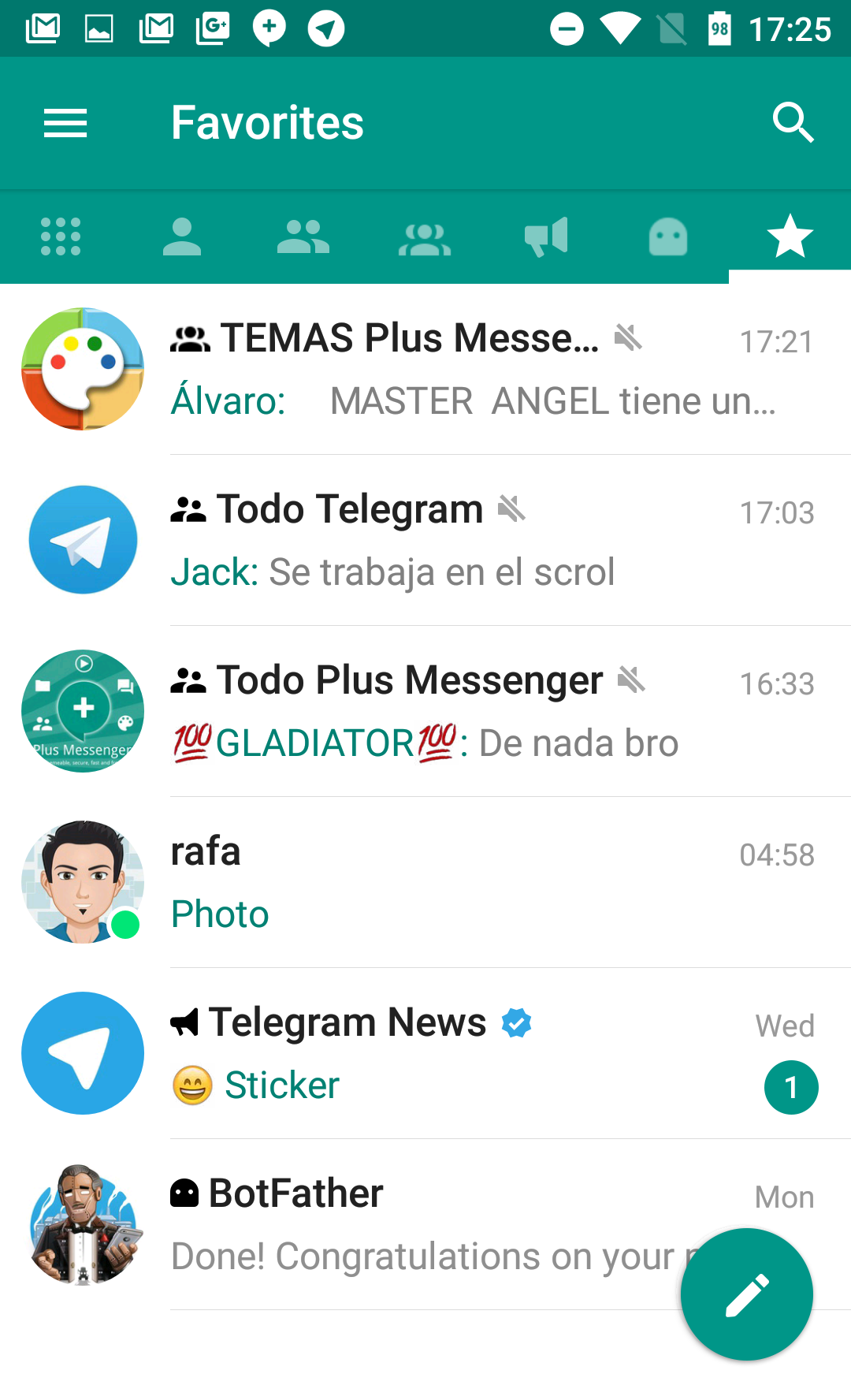 اسکرین شات 1 برنامه Plus Messenger