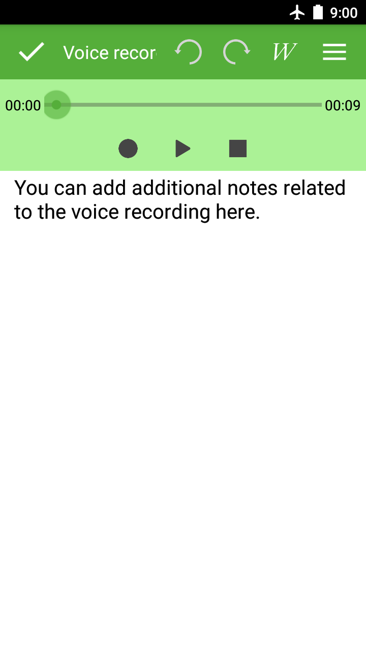 اسکرین شات 8 برنامه Notepad notes, memo, checklist