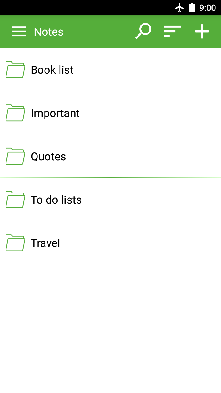 اسکرین شات 3 برنامه Simple notepad