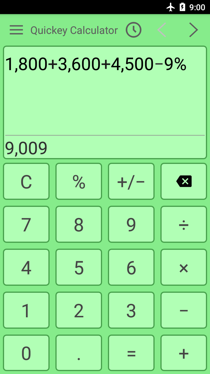 اسکرین شات 3 برنامه Calculator