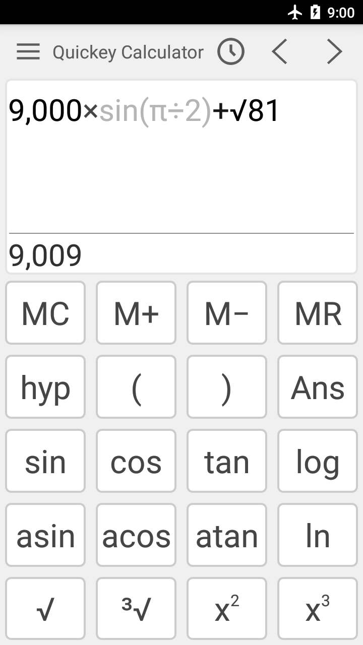 اسکرین شات 5 برنامه Calculator