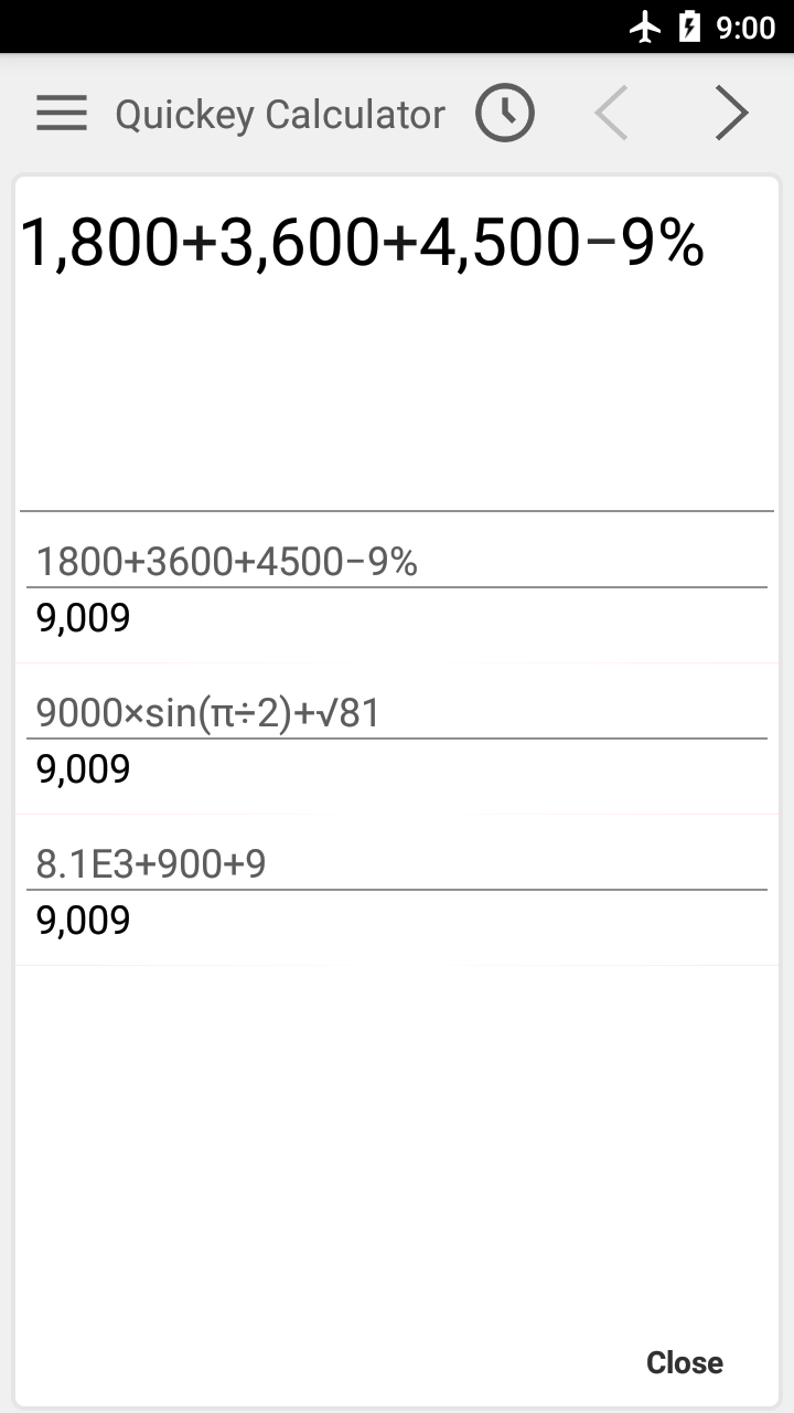 اسکرین شات 6 برنامه Calculator
