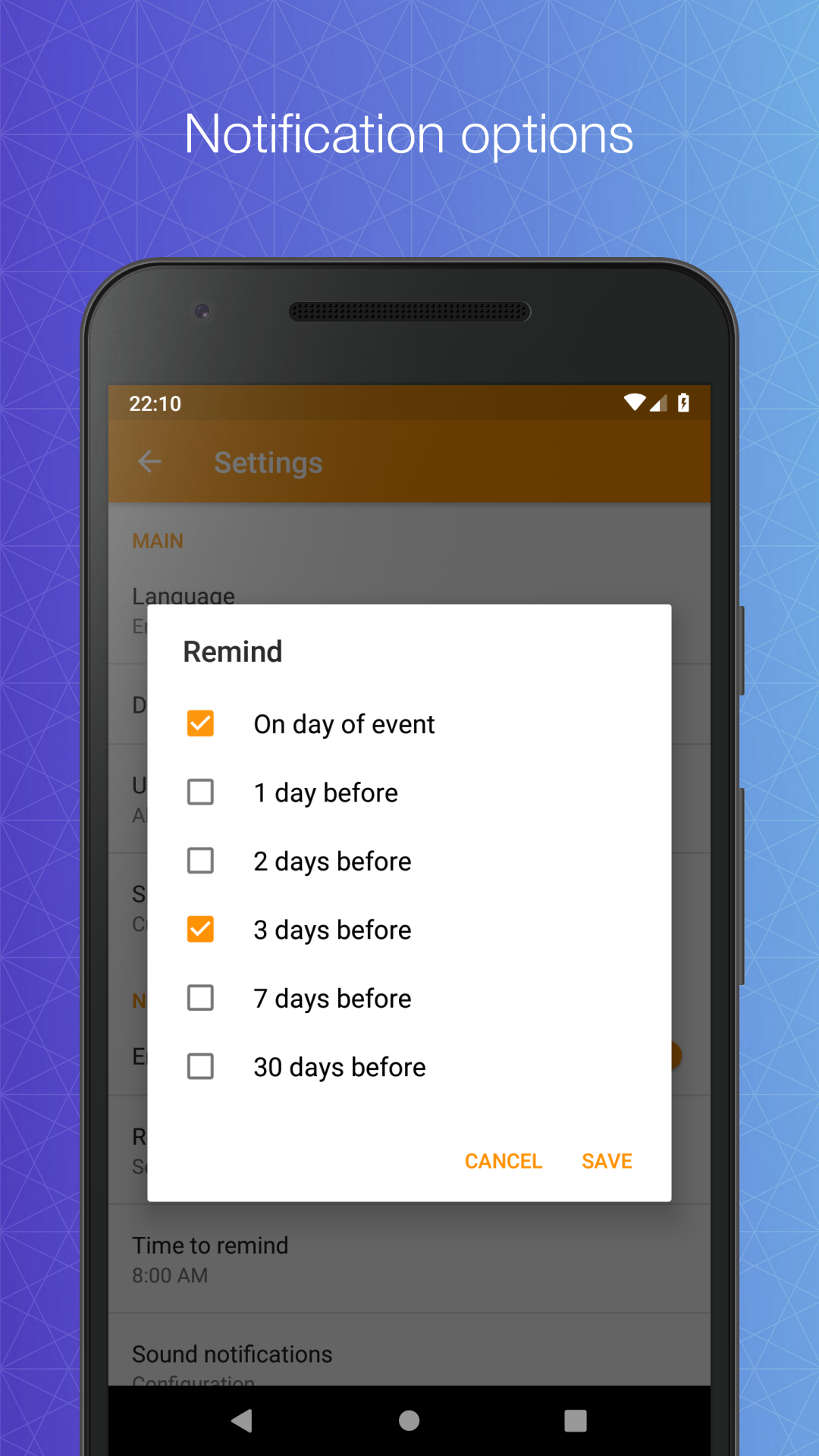 اسکرین شات 4 برنامه Contacts' Birthdays