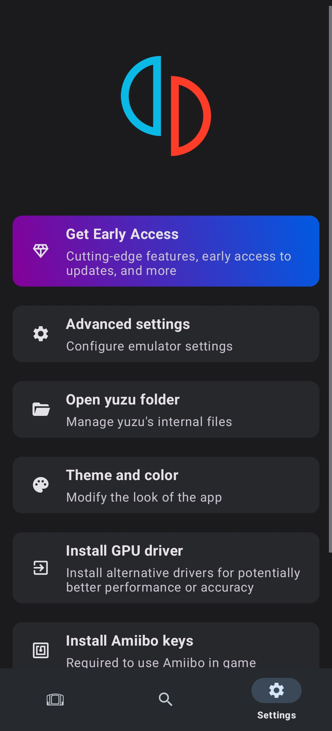 اسکرین شات 2 برنامه yuzu Emulator