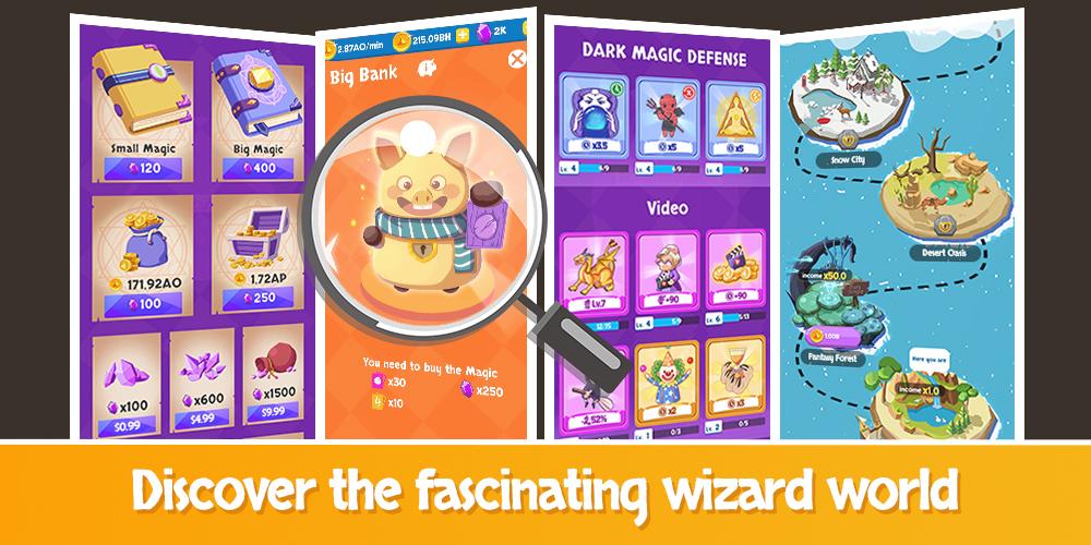 اسکرین شات 4 بازی Idle Wizard School