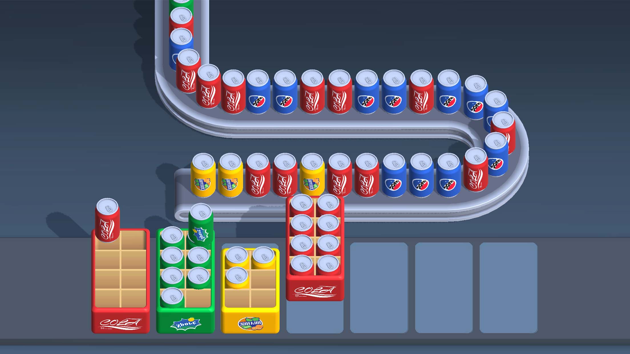 اسکرین شات 8 بازی Packing Jam: Cans Sort Puzzle