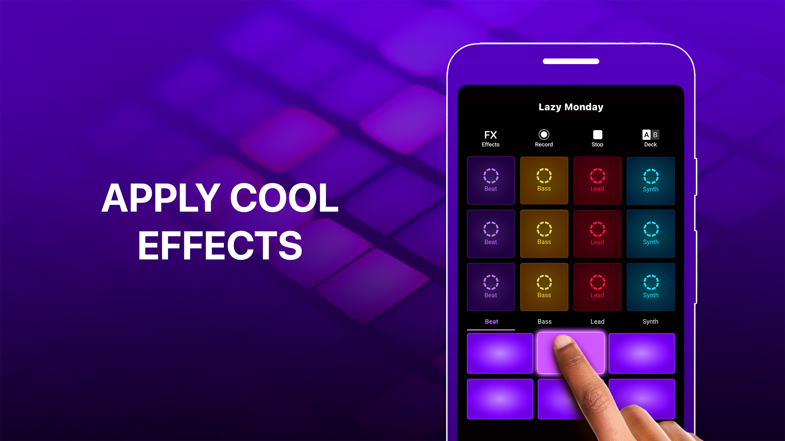 اسکرین شات 3 برنامه Loop Maker Pro: Dj Beat Maker