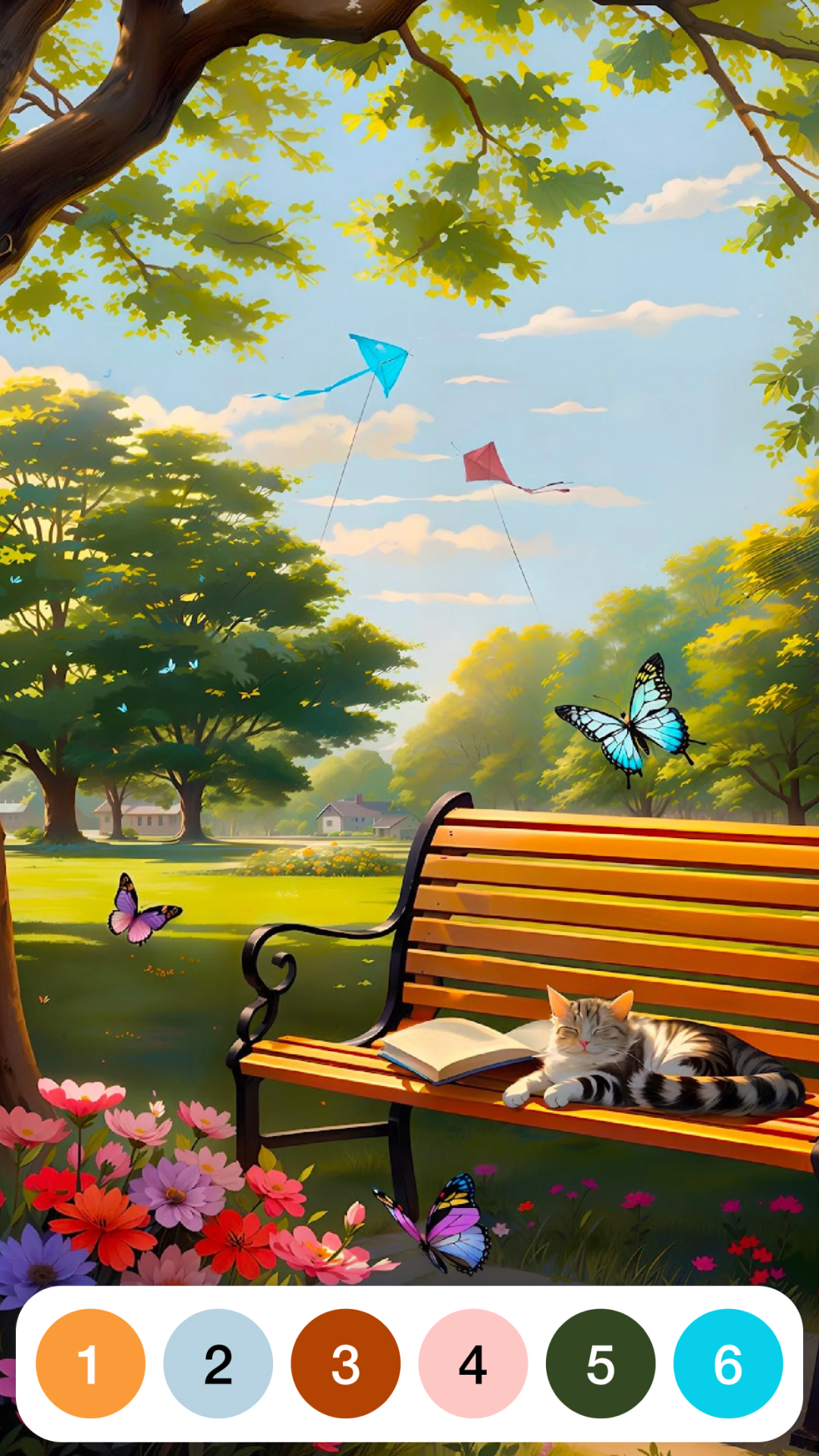 اسکرین شات 5 برنامه Paint by Number: Coloring Game
