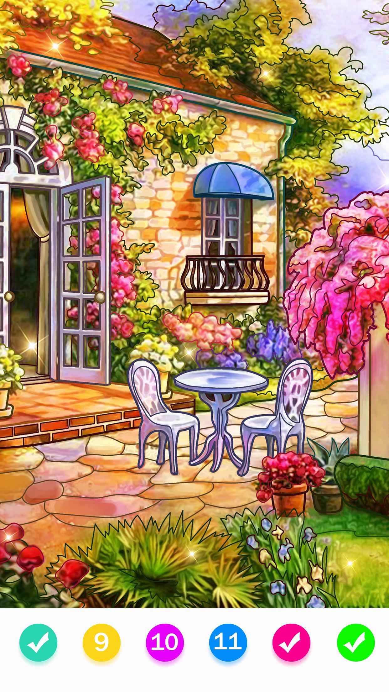 اسکرین شات 7 بازی Paint by number - Relax