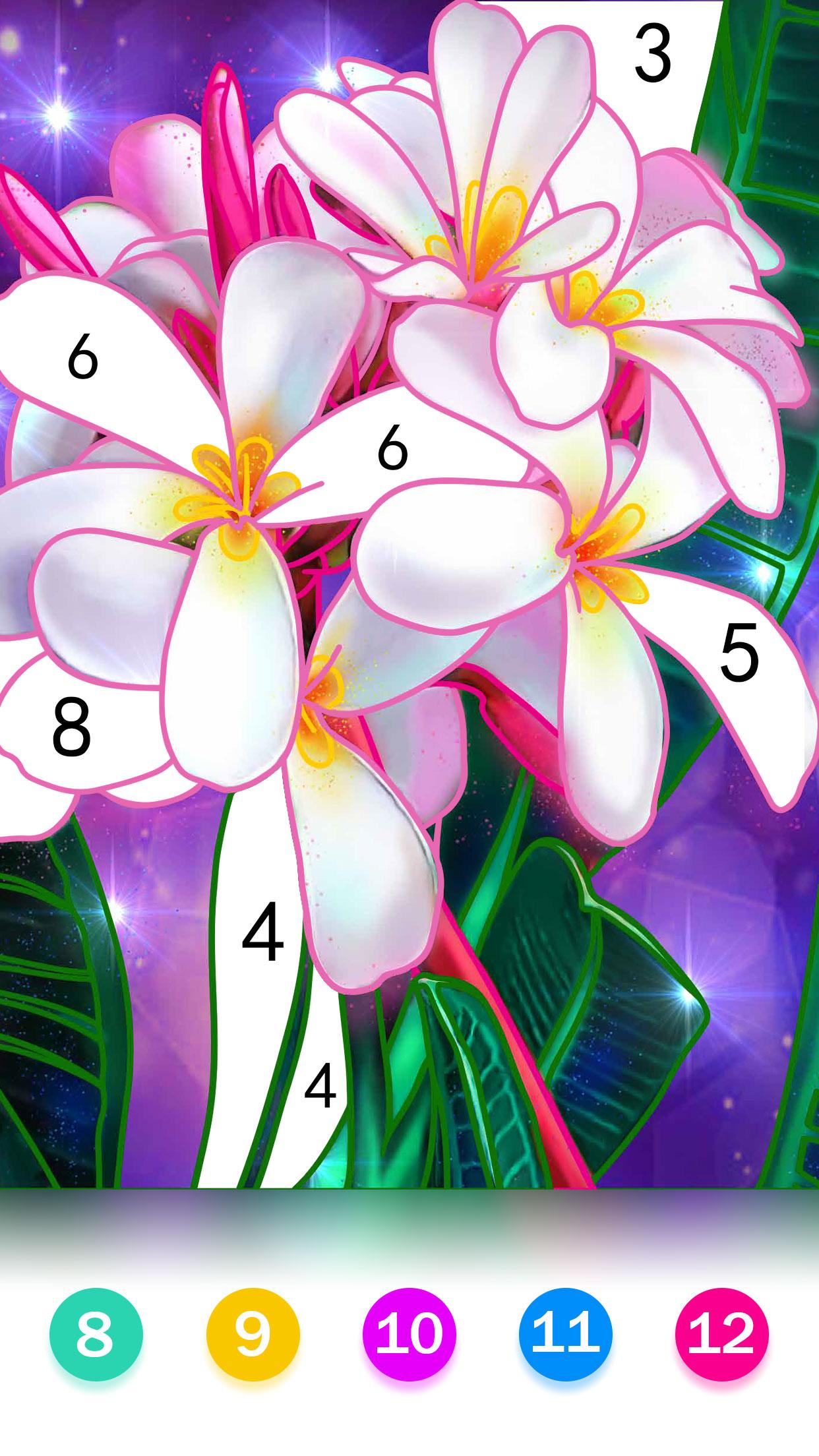 اسکرین شات 5 بازی Paint by number - Relax