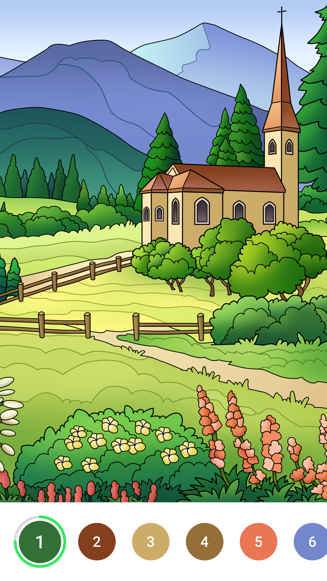 اسکرین شات 4 بازی Bible Color - Color by Number