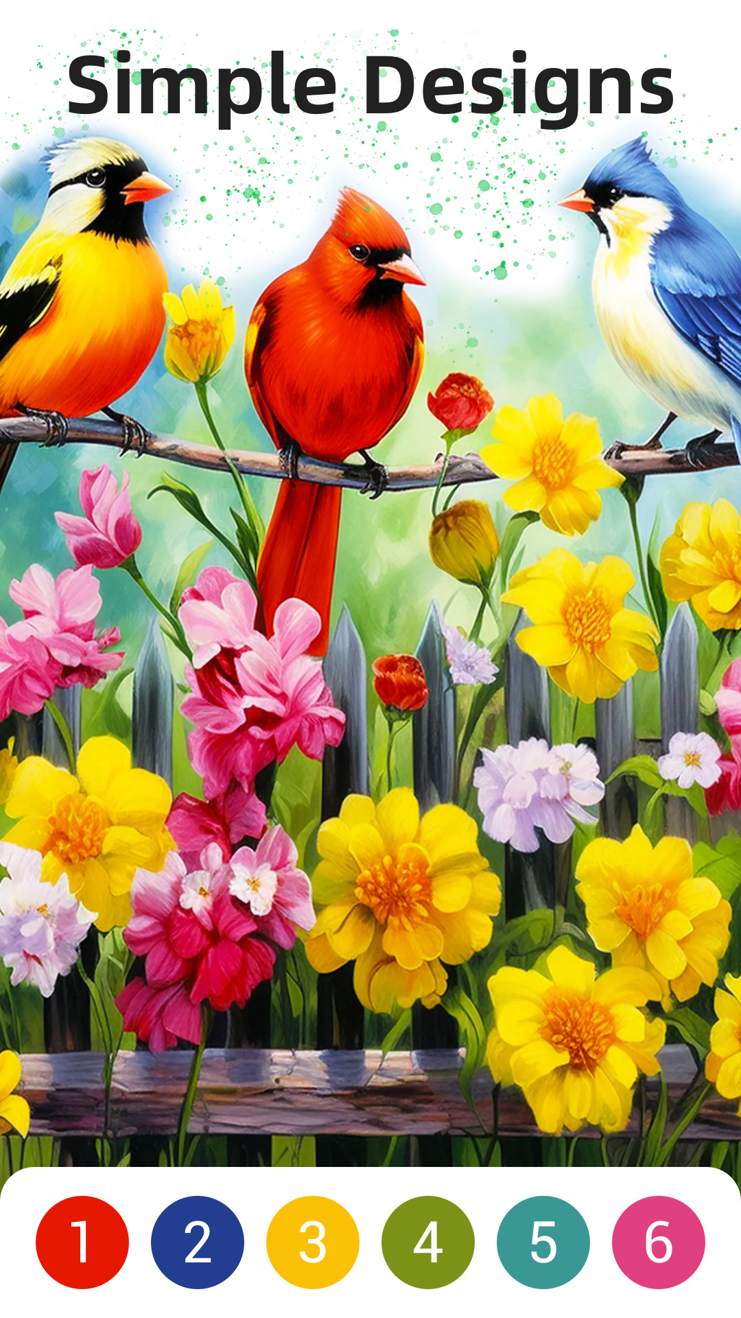 اسکرین شات 3 برنامه Super Color® - Paint by Number