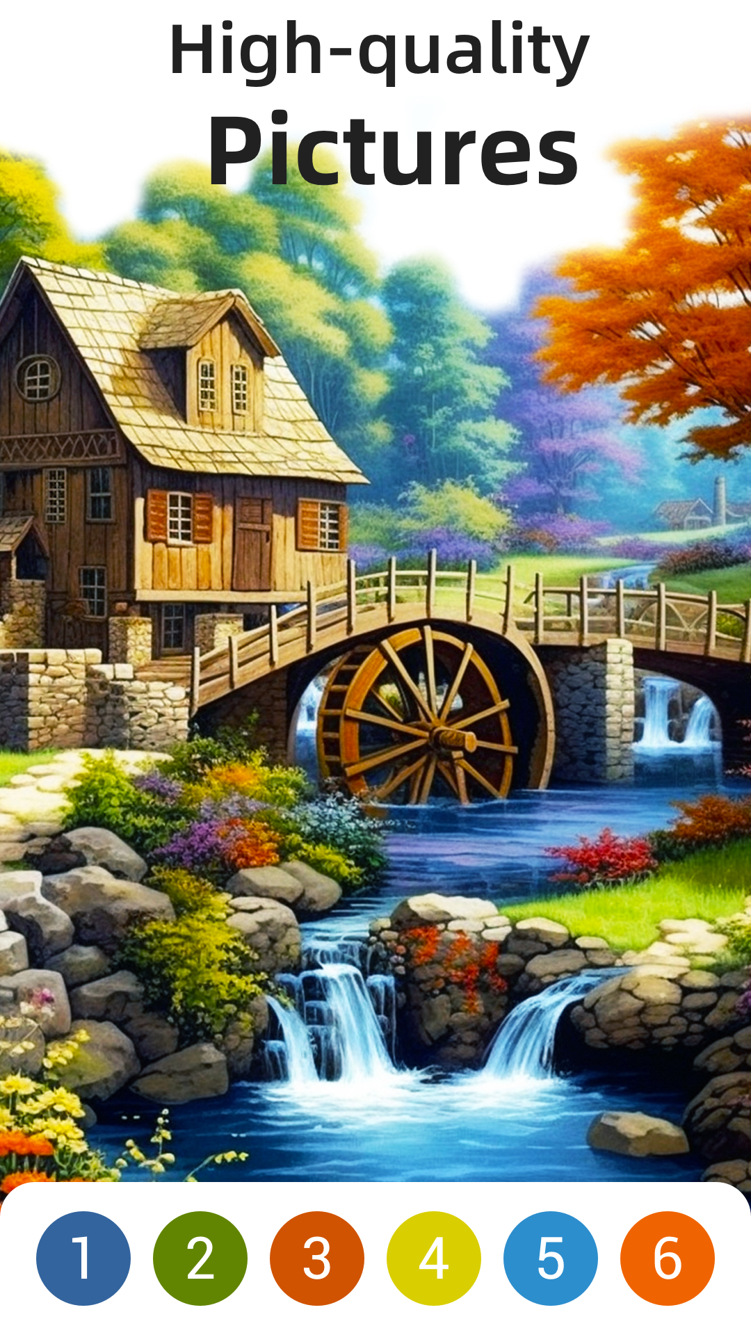 اسکرین شات 1 برنامه Super Color® - Paint by Number