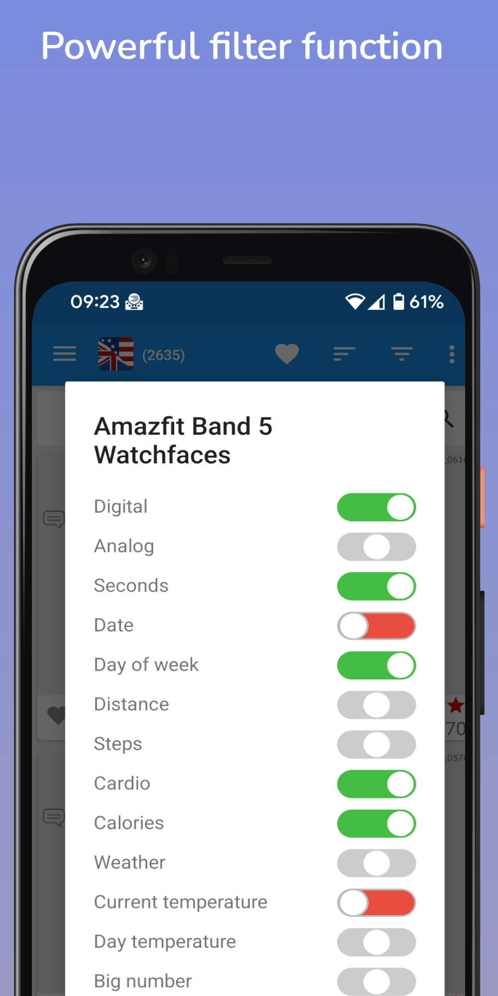 اسکرین شات 6 برنامه Amazfit Band 5 Watchfaces